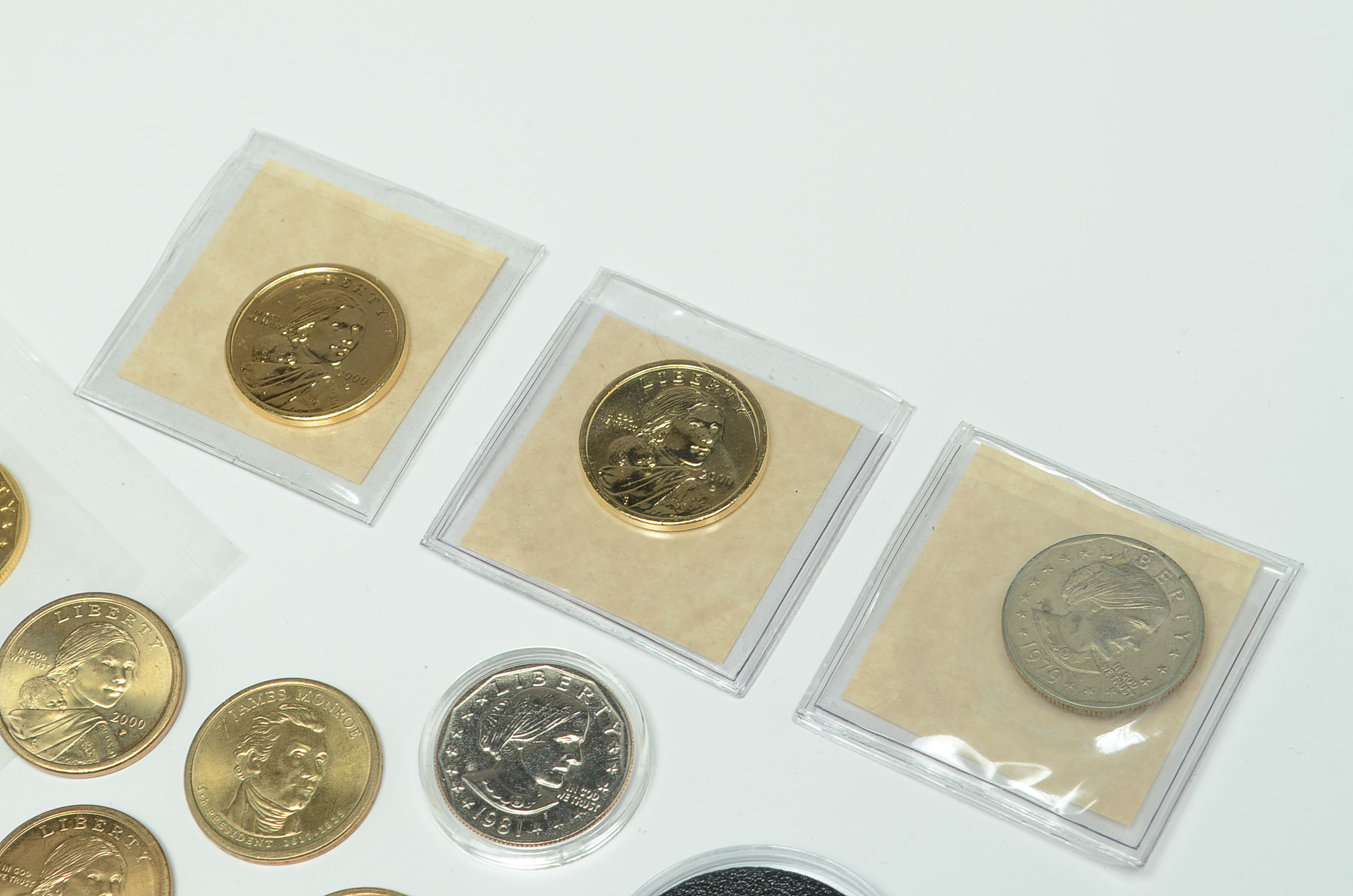 A Group of (14) Modern American Dollar Coins