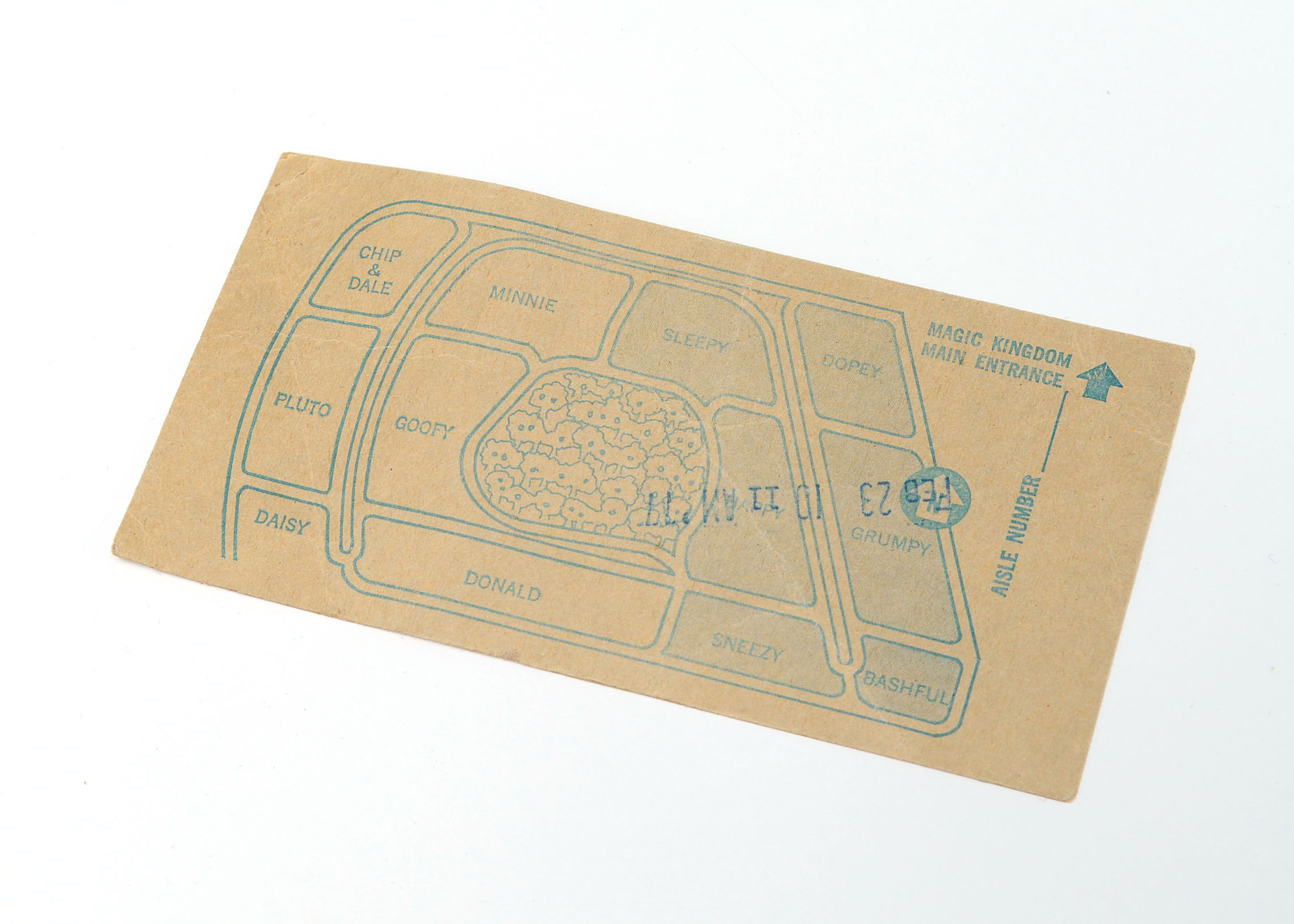 A Vintage Walt Disney World Parking Pass