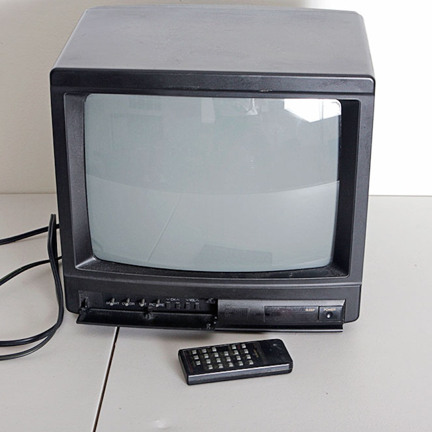 Sharp Linytron Color Television with Remote