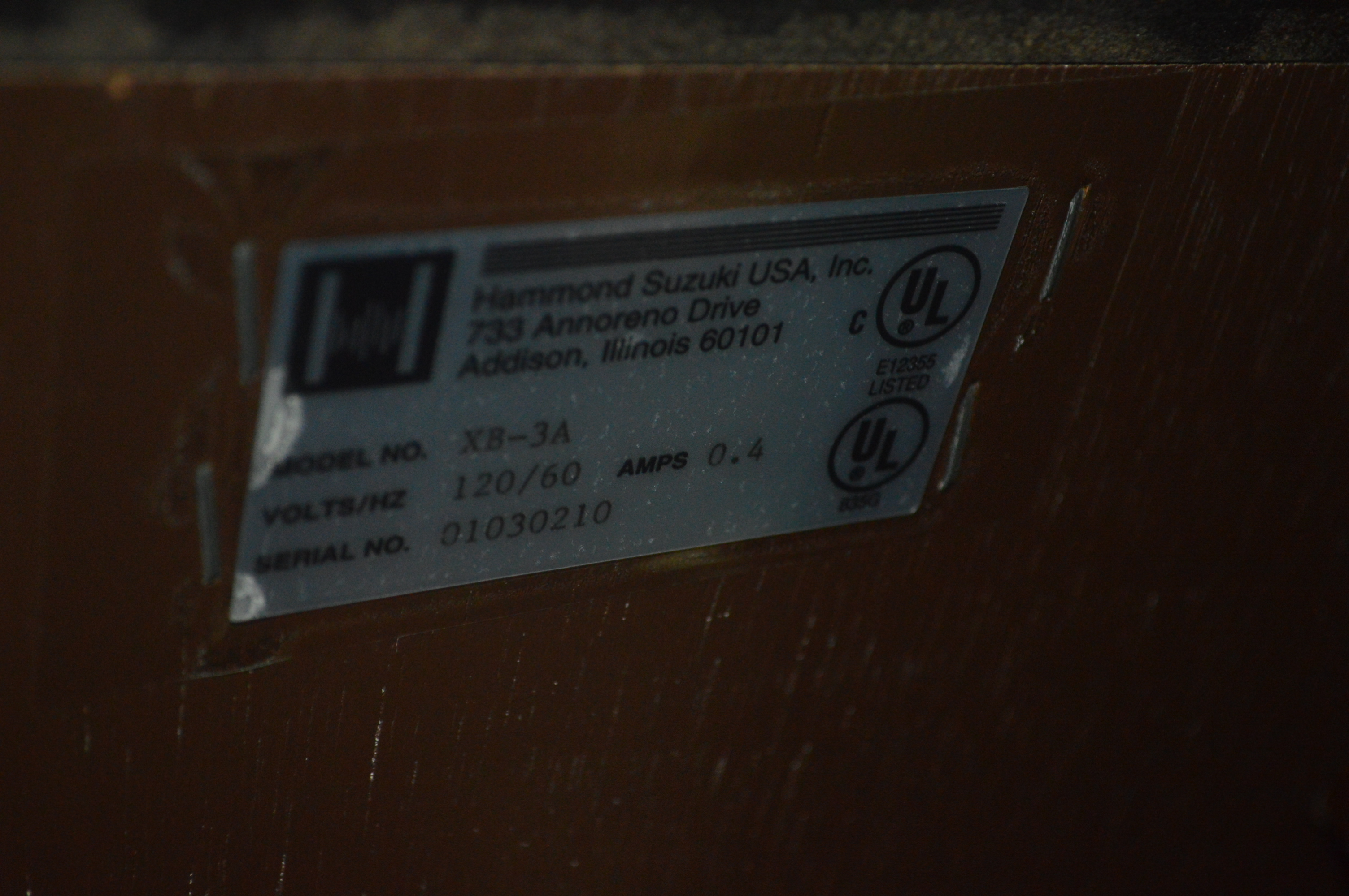 Hammond Organ and Leslie Speaker