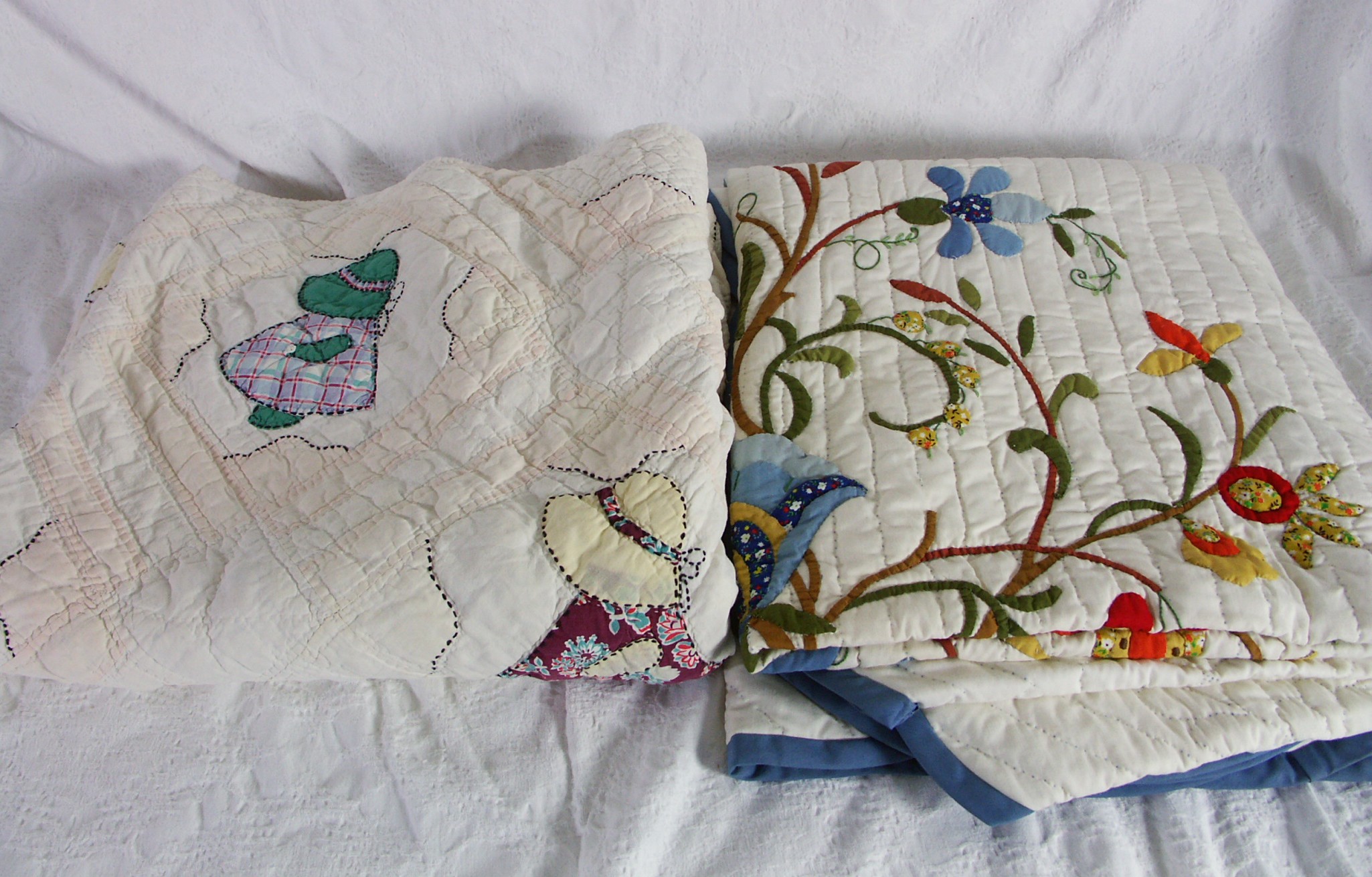 Lot of Two Vintage Handmade Quilts