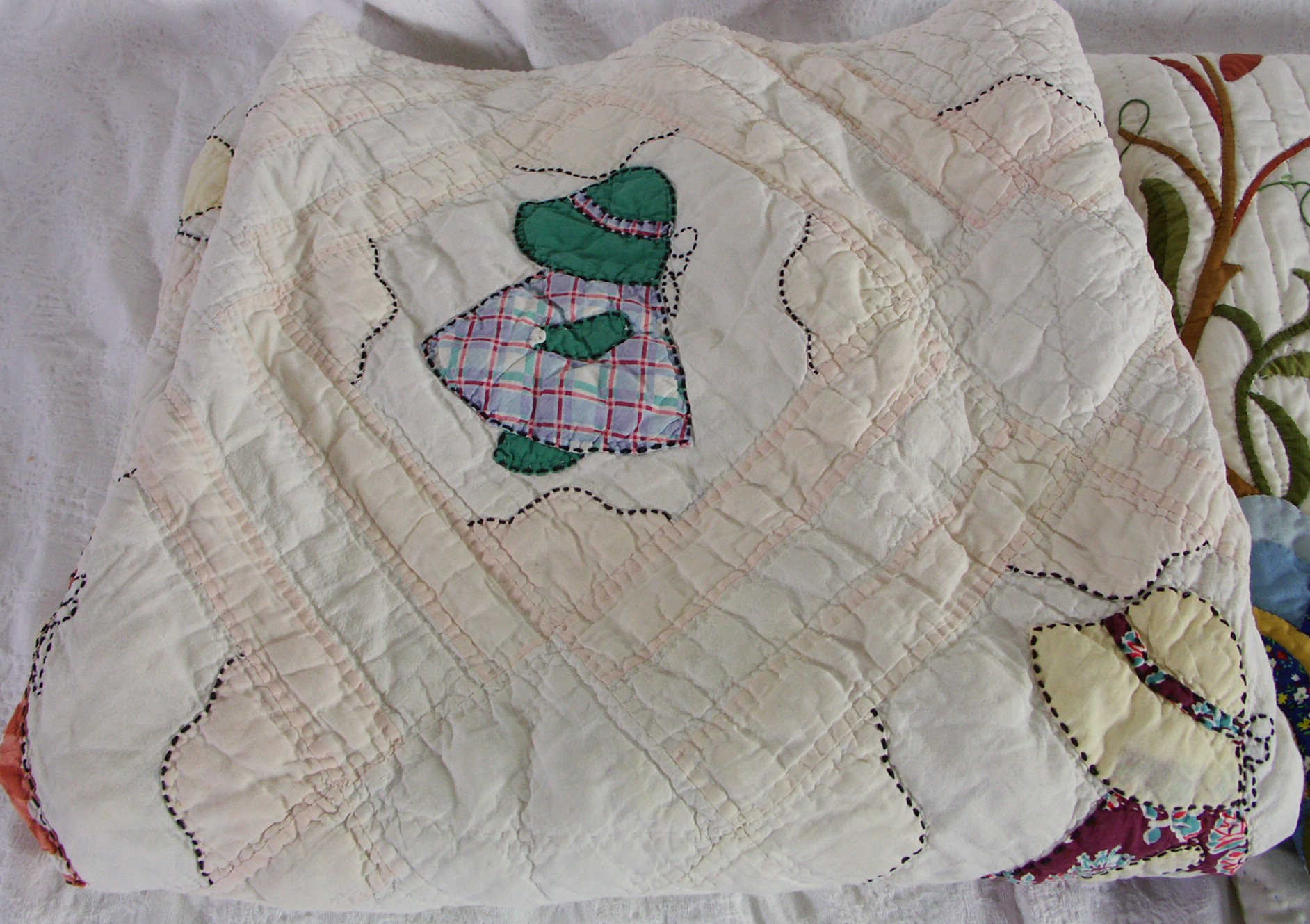 Lot of Two Vintage Handmade Quilts