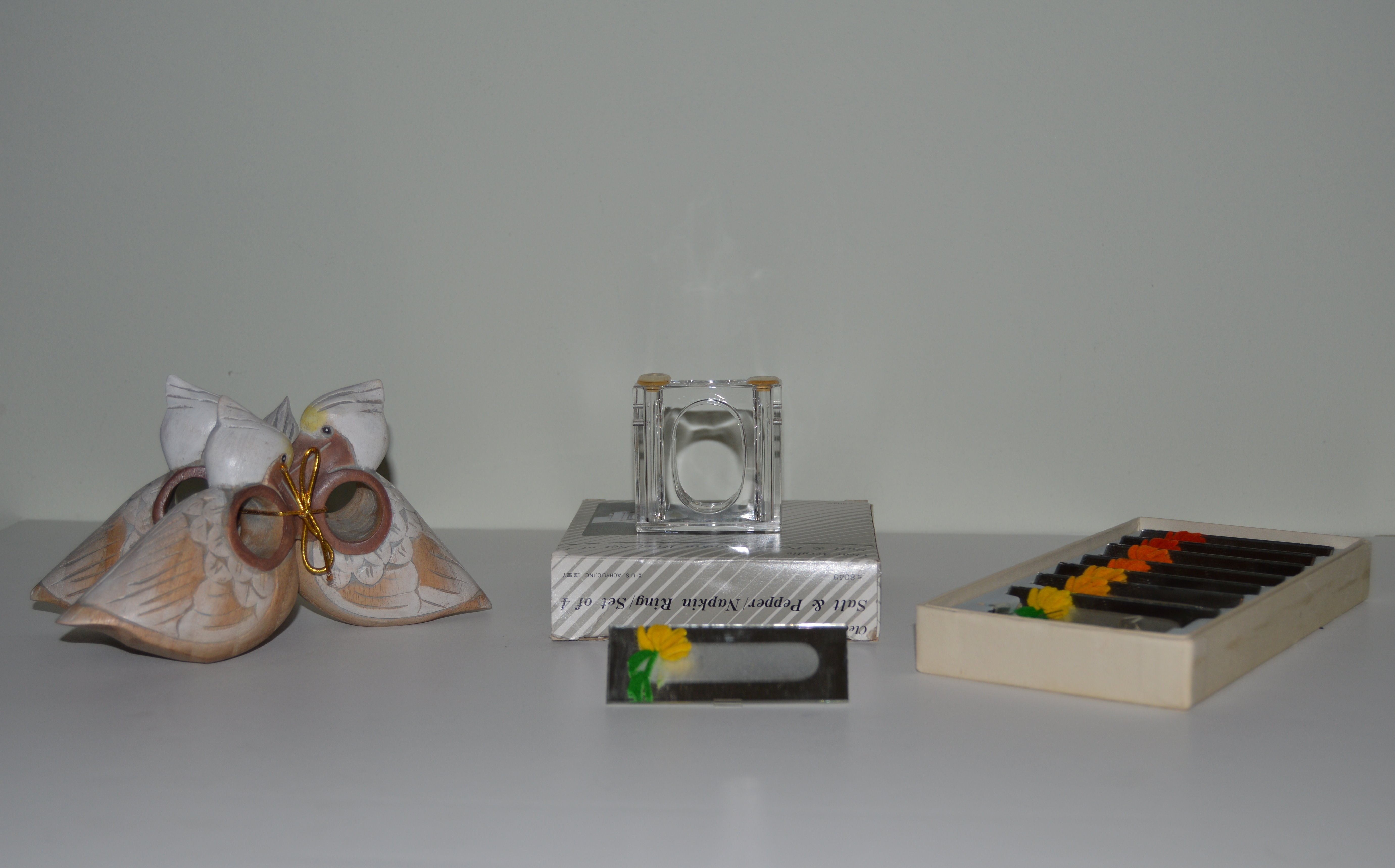 Vintage Place Card Holders And Napkin Rings