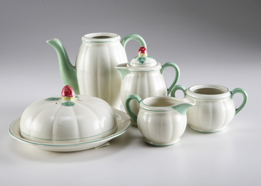 1930s English Empire Ware Children's Tea Set