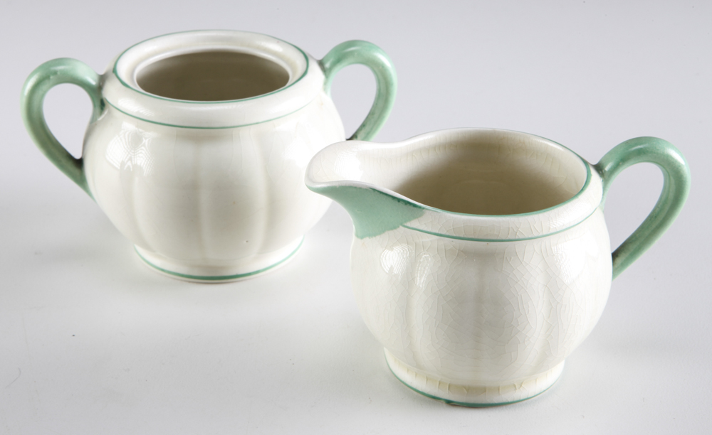 1930s English Empire Ware Children's Tea Set