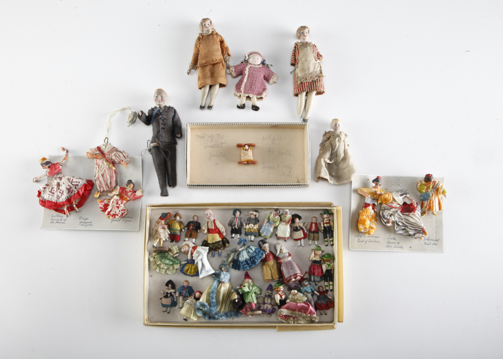 Collection of Small Antique Dolls 