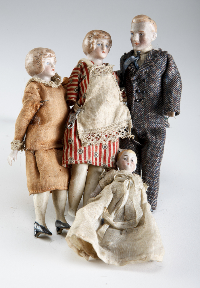 Collection of Small Antique Dolls 