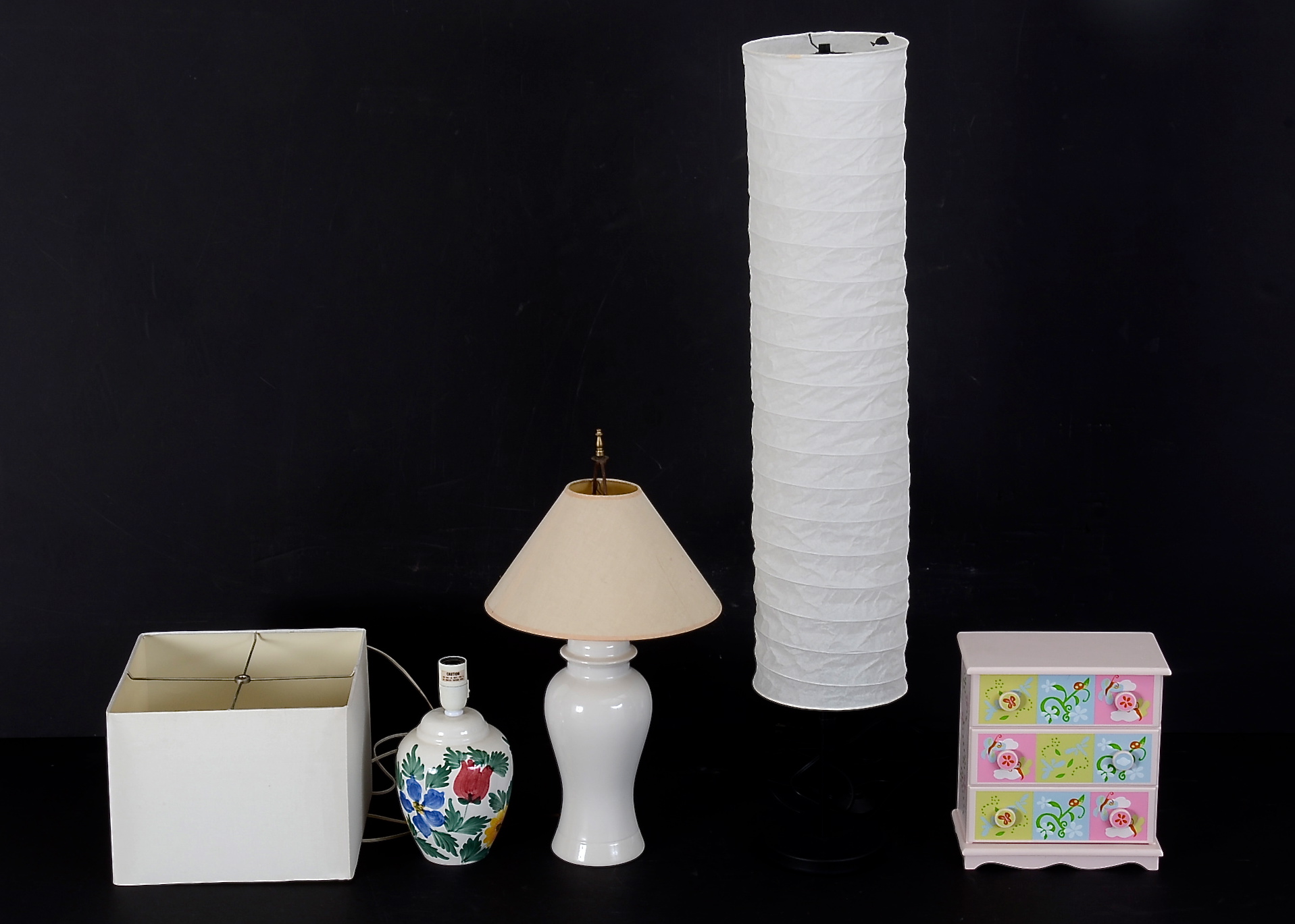Jewelry Box & Tabletop Lamps