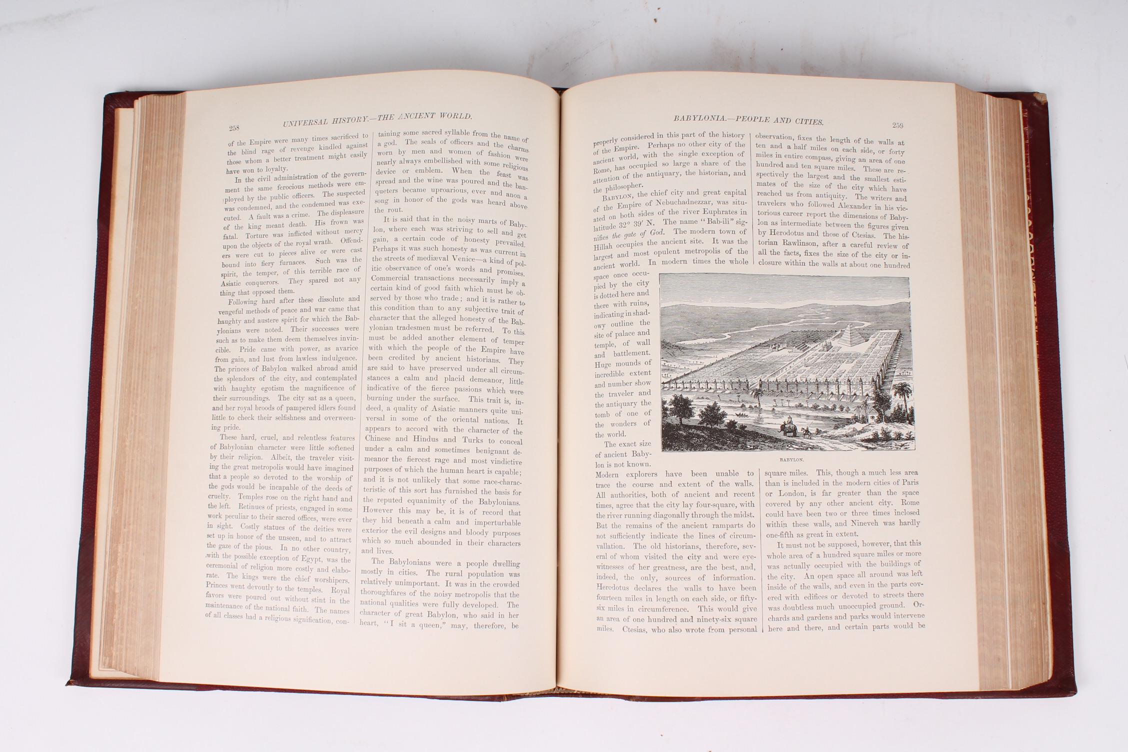 Complete 1890 Set "History of the World" by John Clark Ridpath