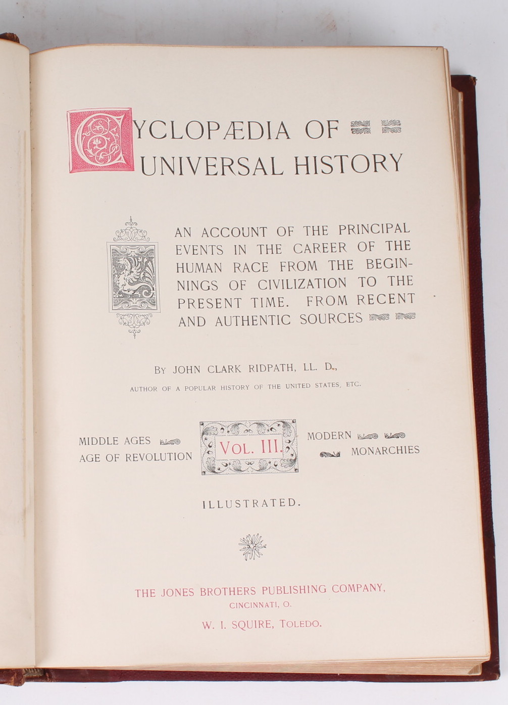 Complete 1890 Set "History of the World" by John Clark Ridpath