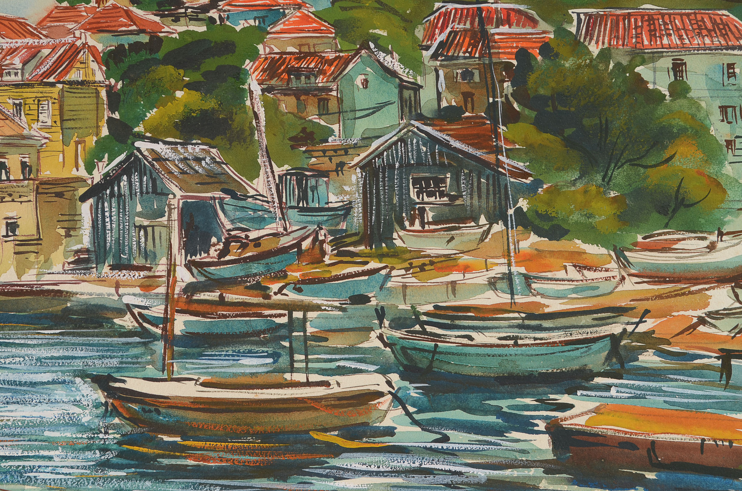 Original Watercolor by Freda L. Reiter 