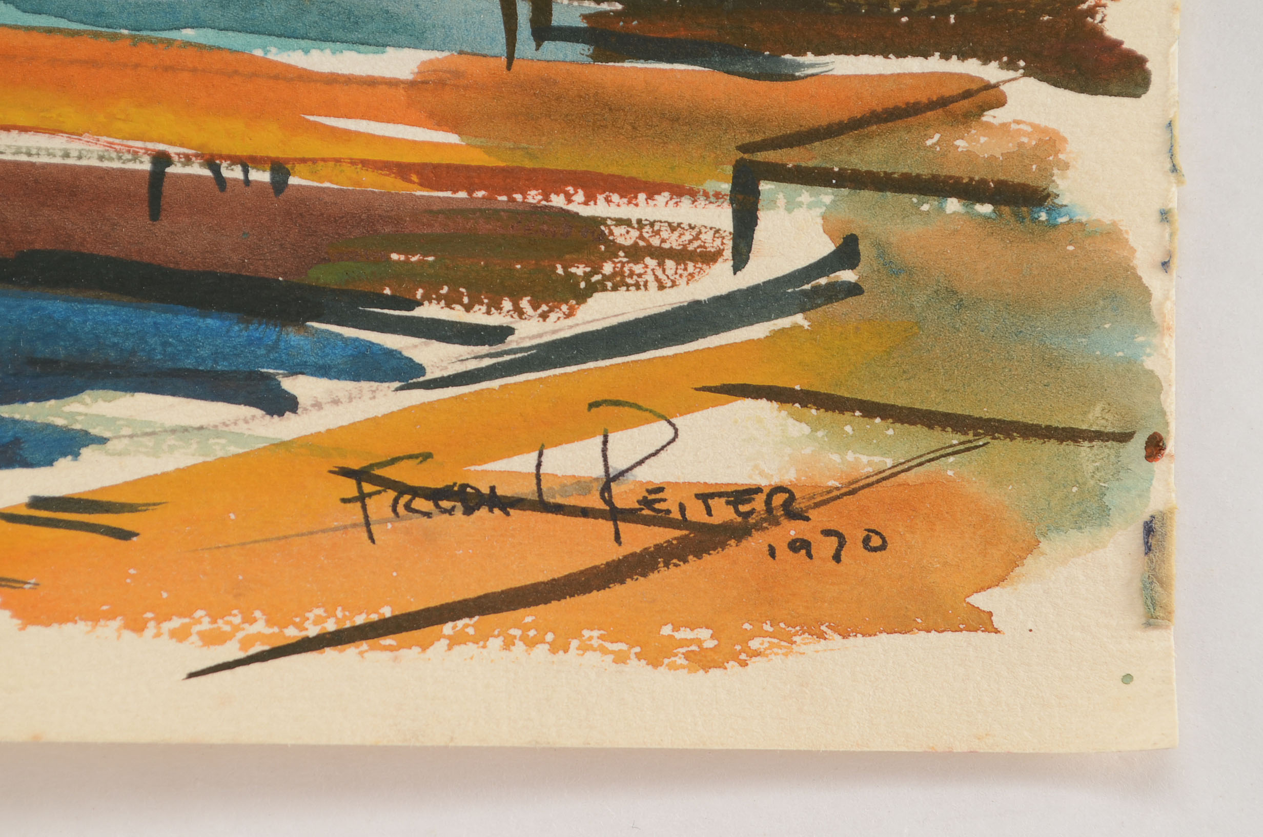 Original Watercolor by Freda L. Reiter 