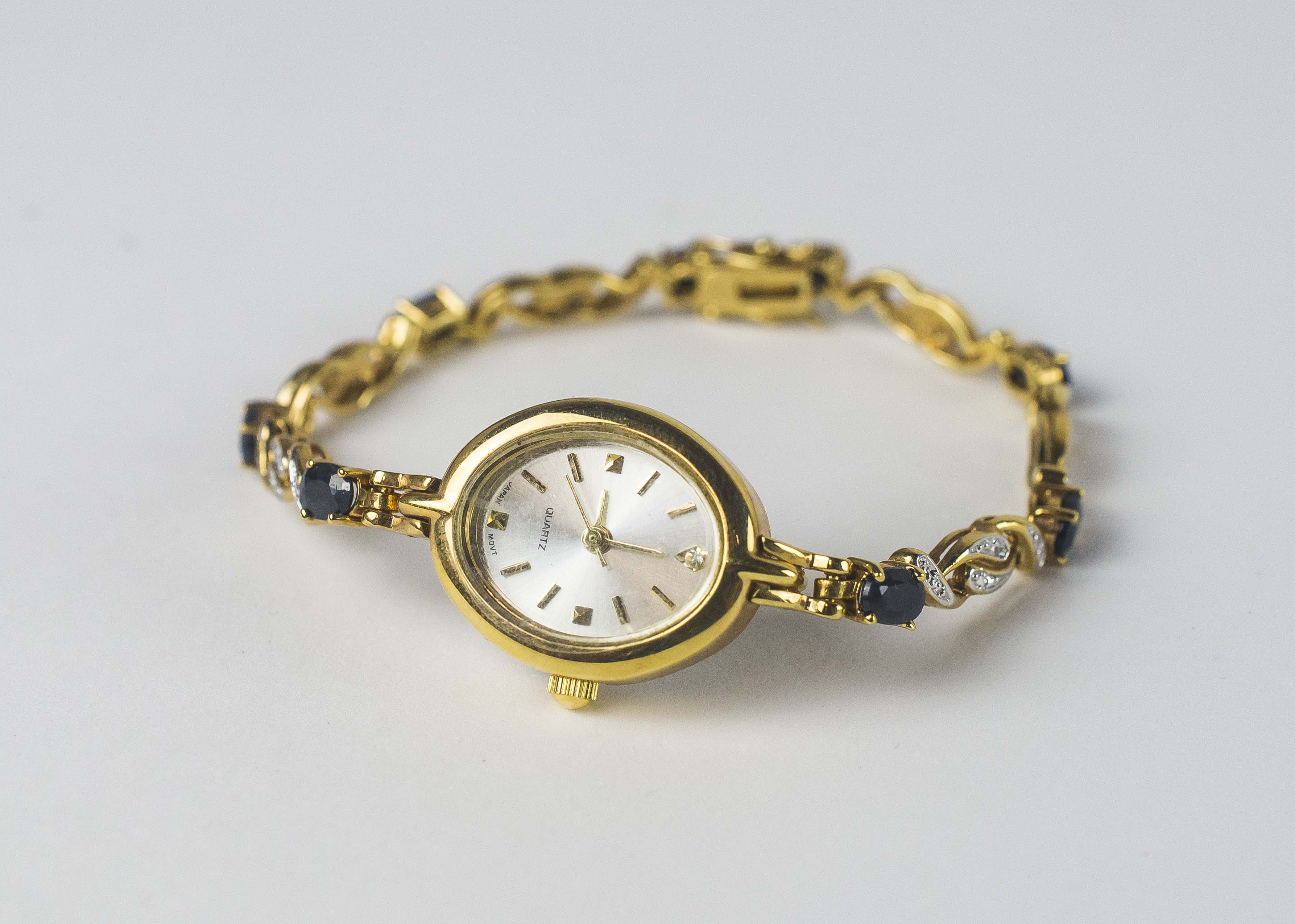 Collection of Sapphire-Like Costume Jewelry