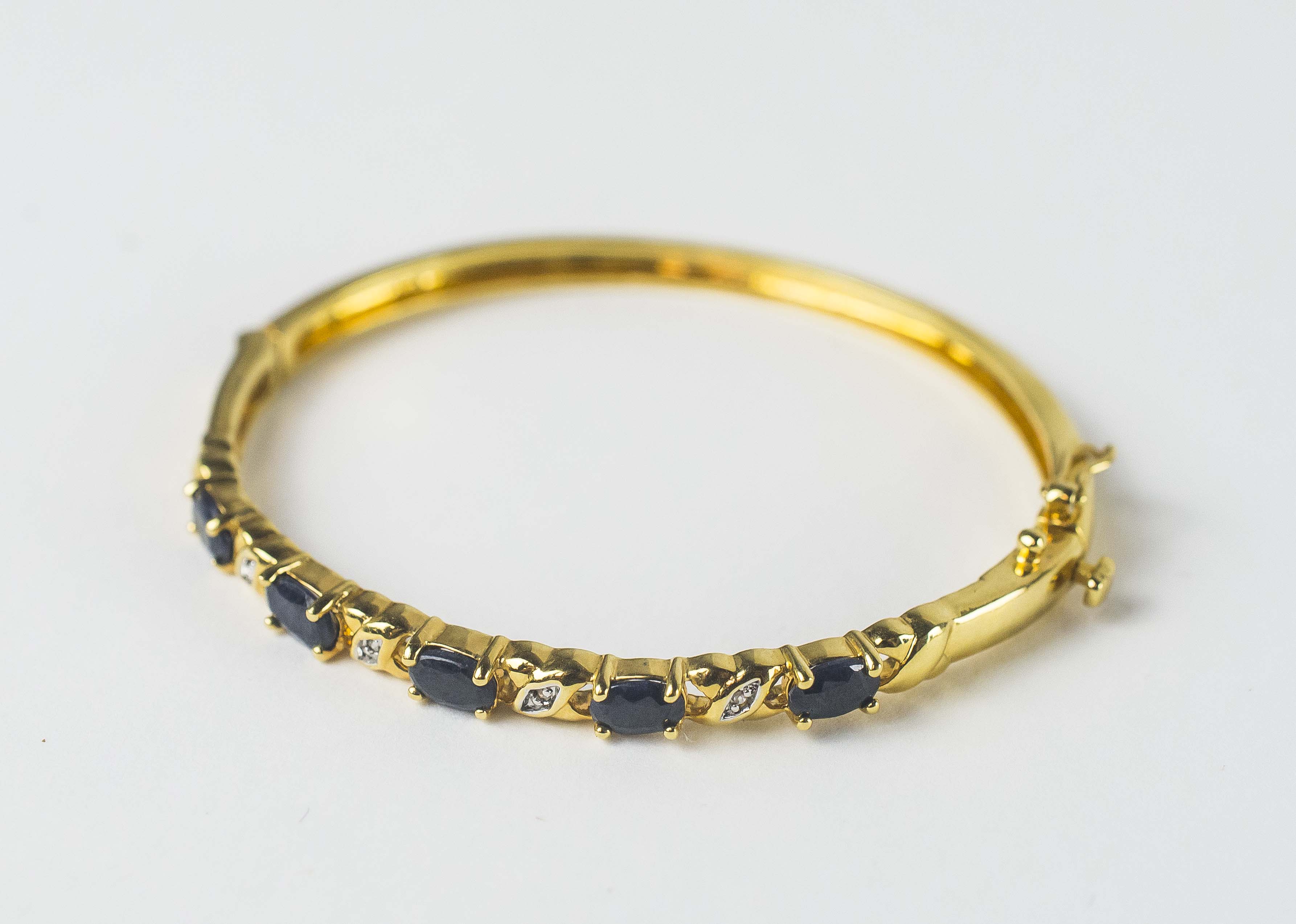 Collection of Sapphire-Like Costume Jewelry