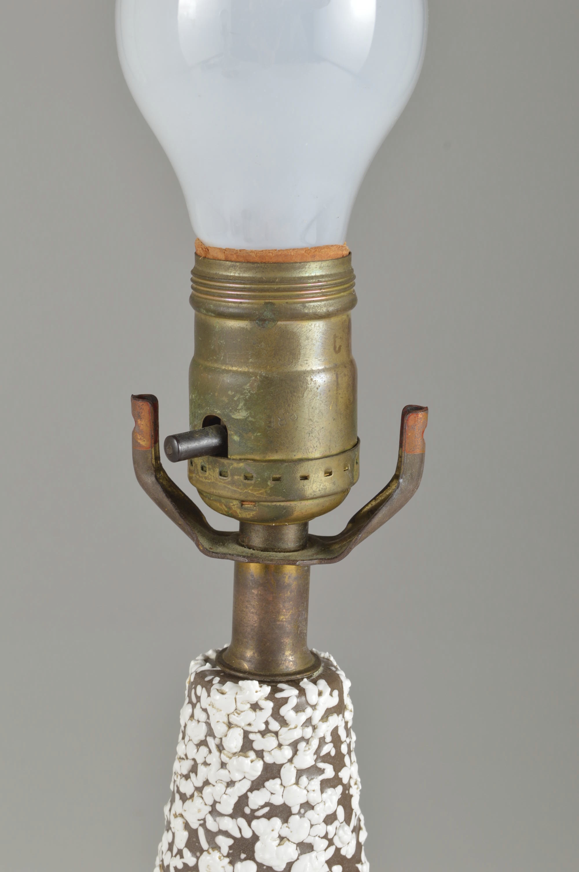 Pair of Mid-Century Brass Lamps