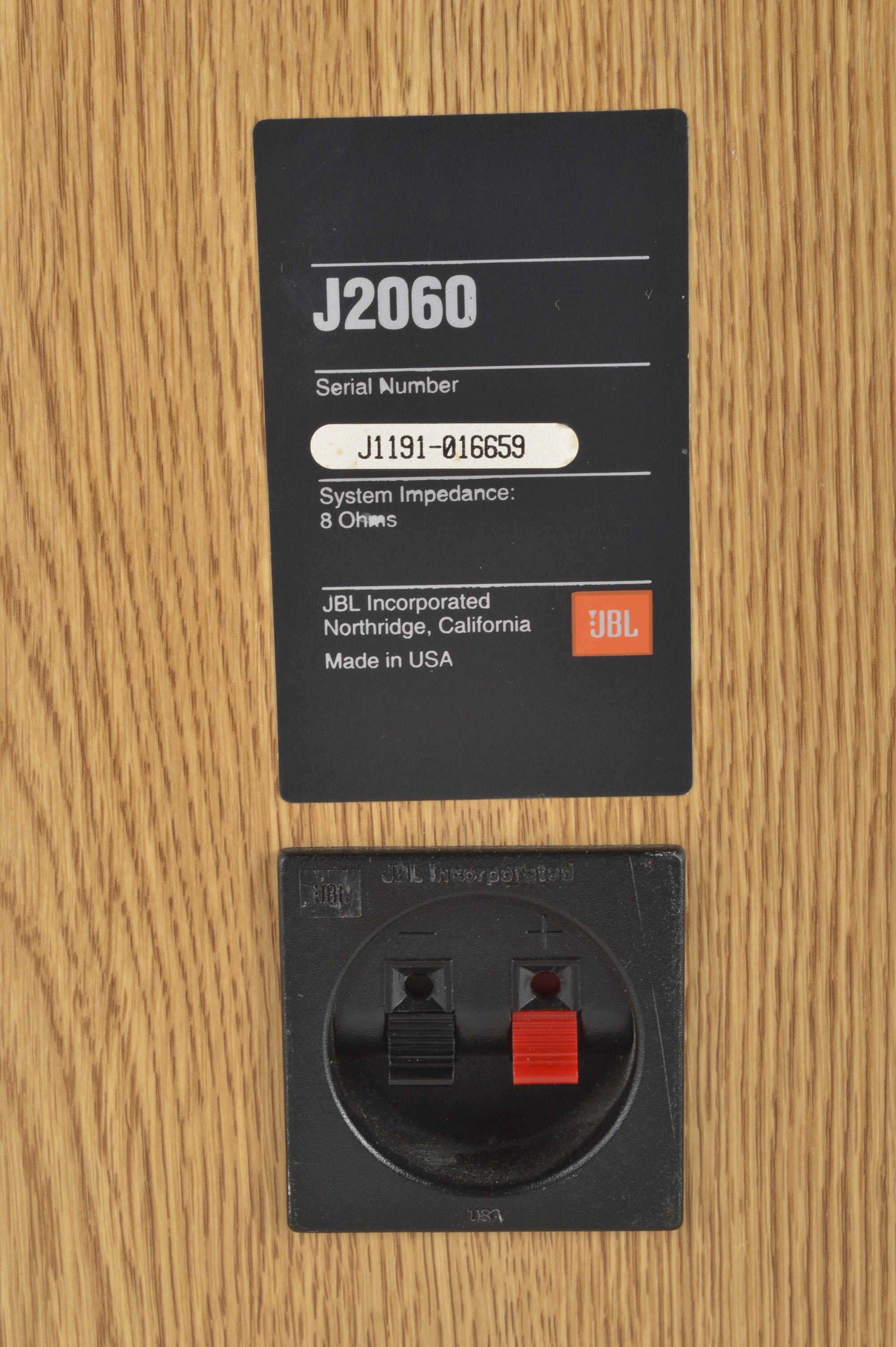 Pair Of JBL J2060 Book Shelf Speakers