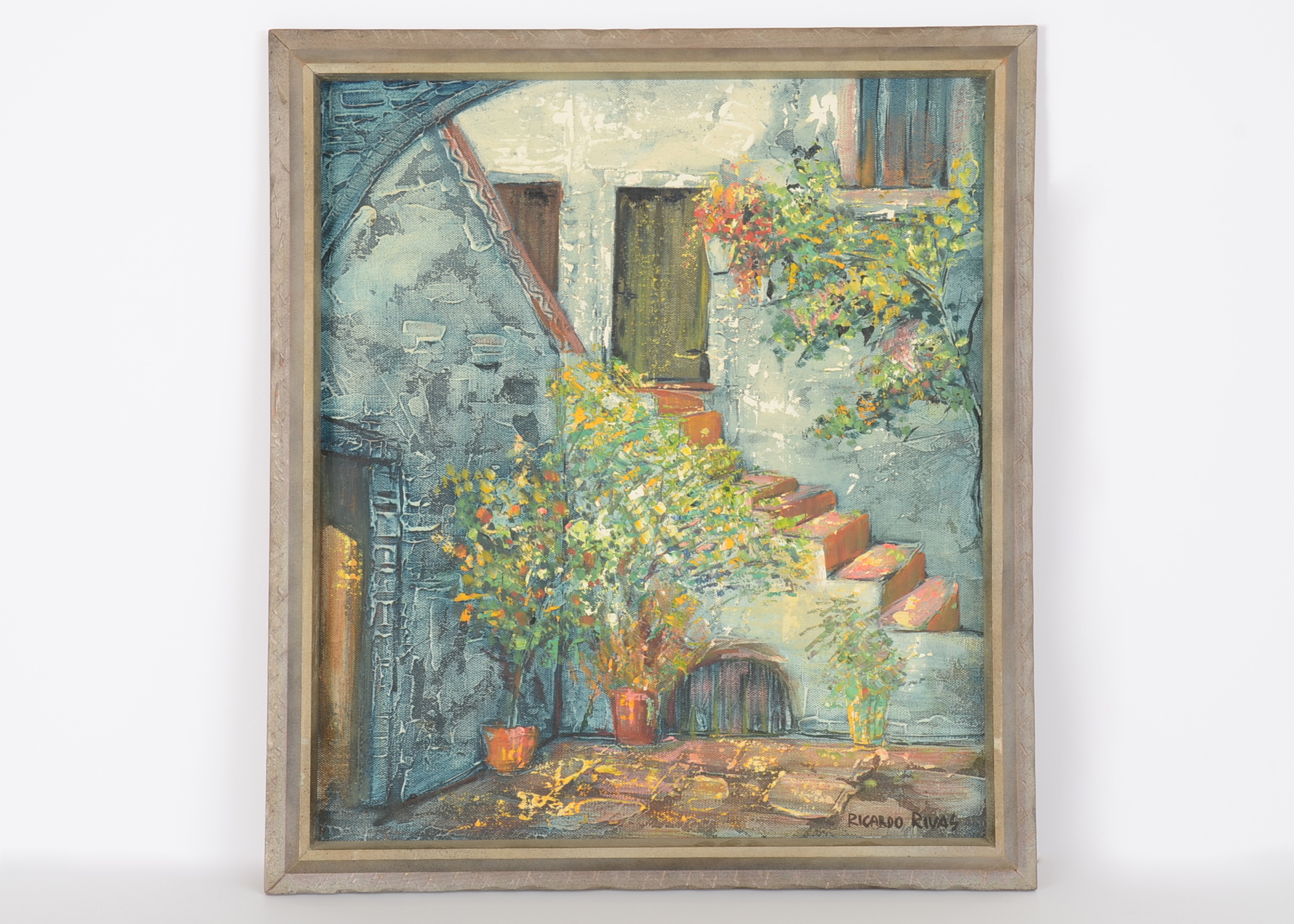 Original Painting Signed Ricardo Rivas