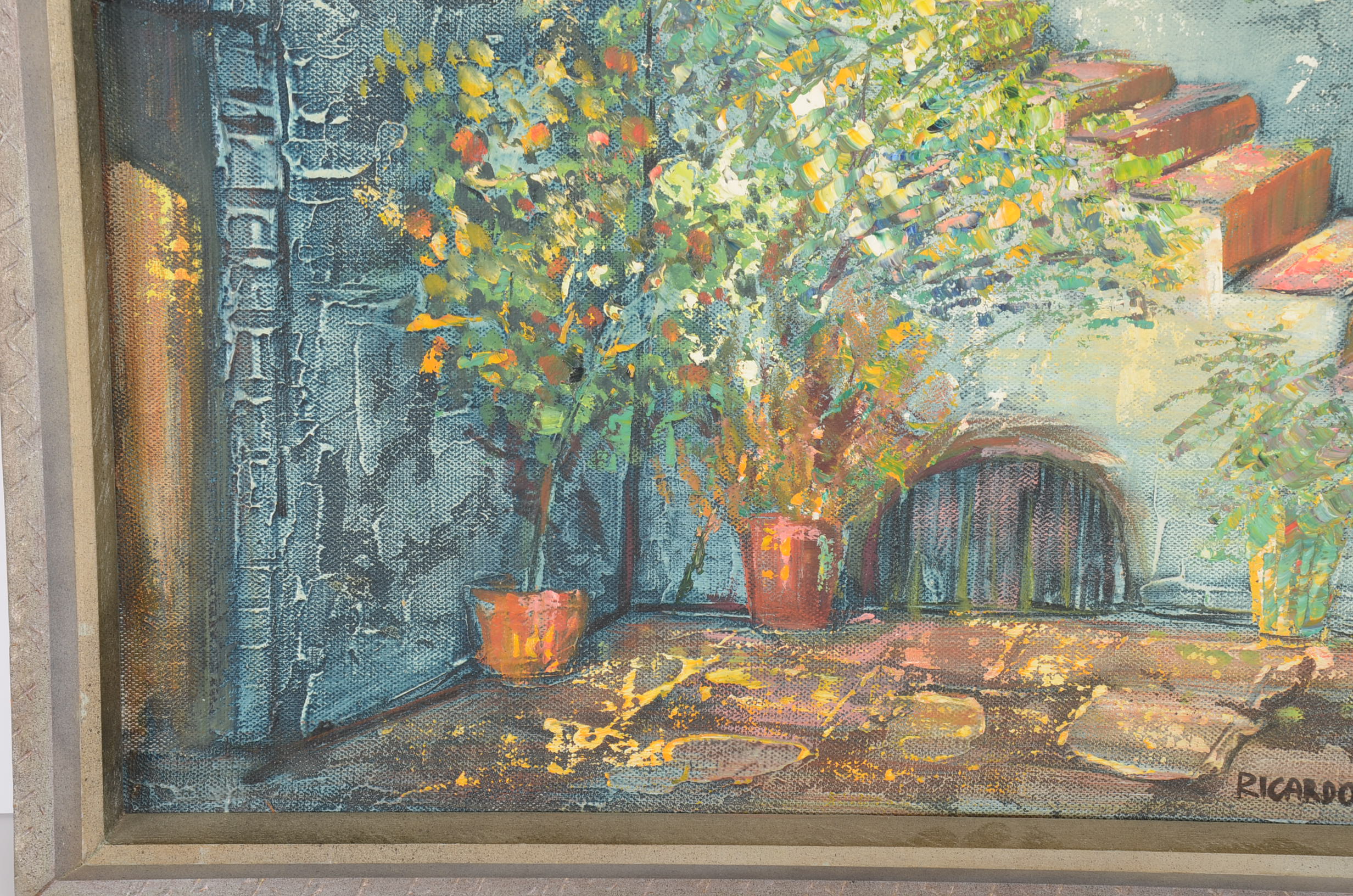 Original Painting Signed Ricardo Rivas