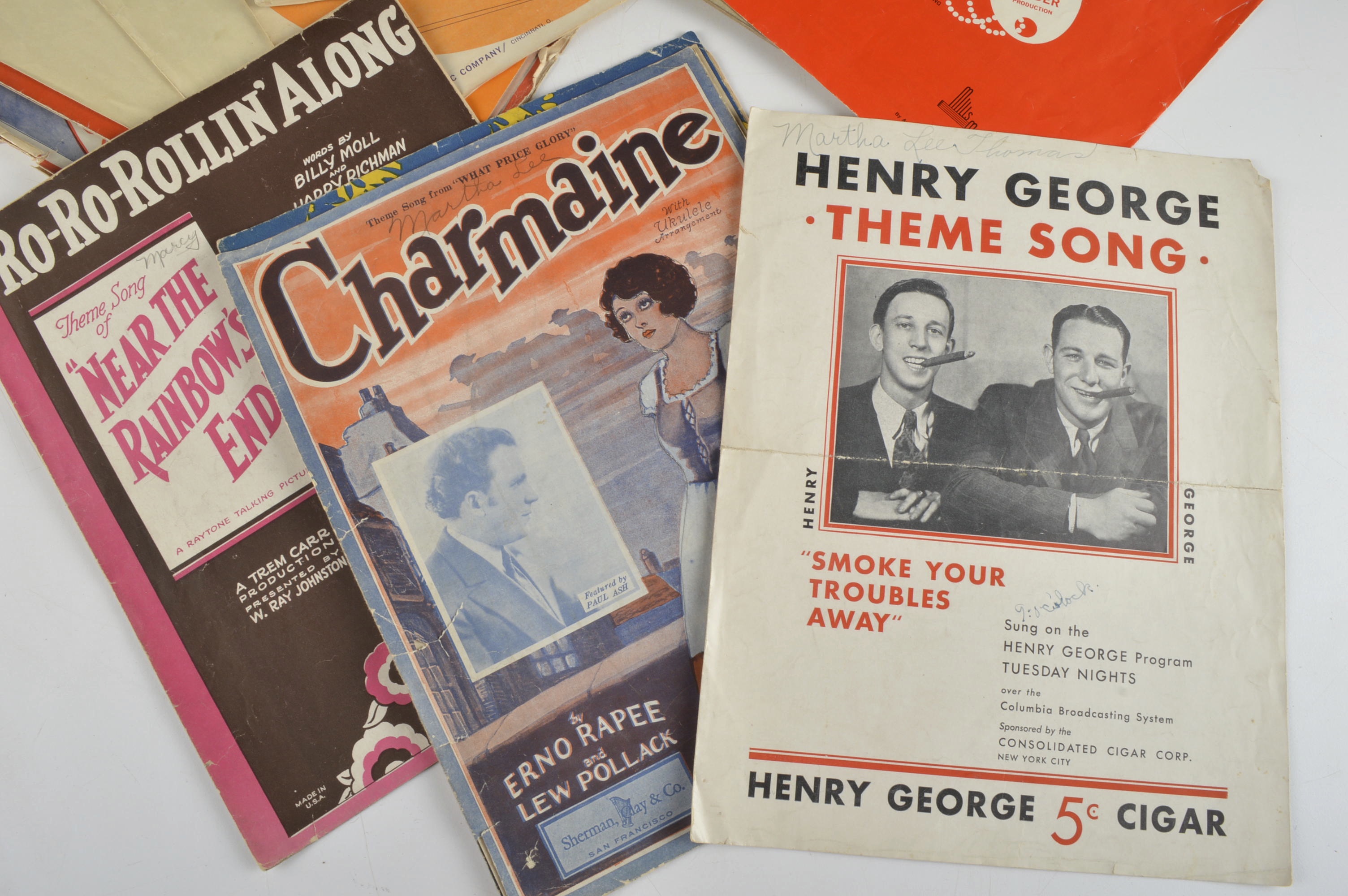 Mostly Vintage Sheet Music Grouping 