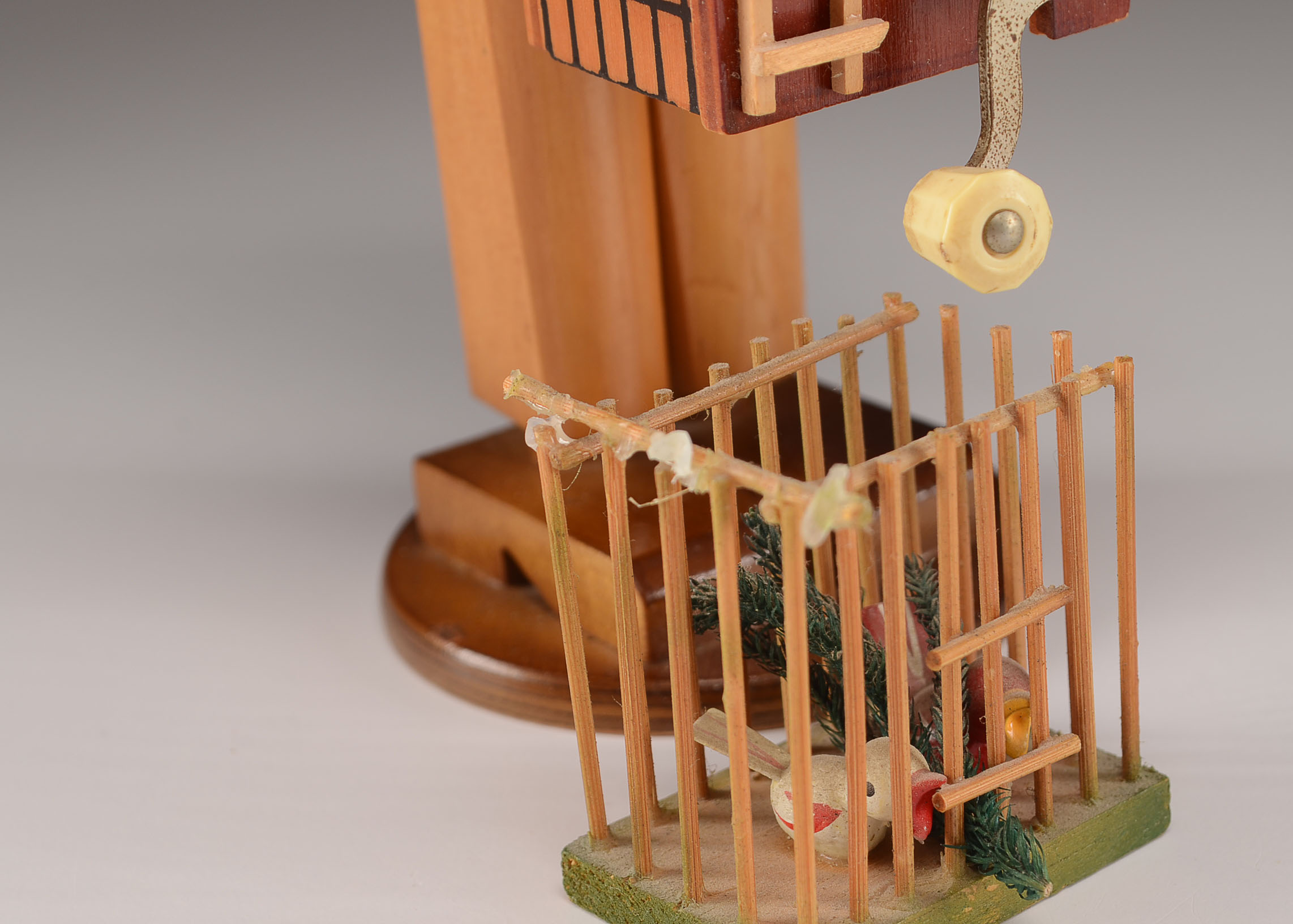 German Steinbach Wooden Musical Smoker Figurine