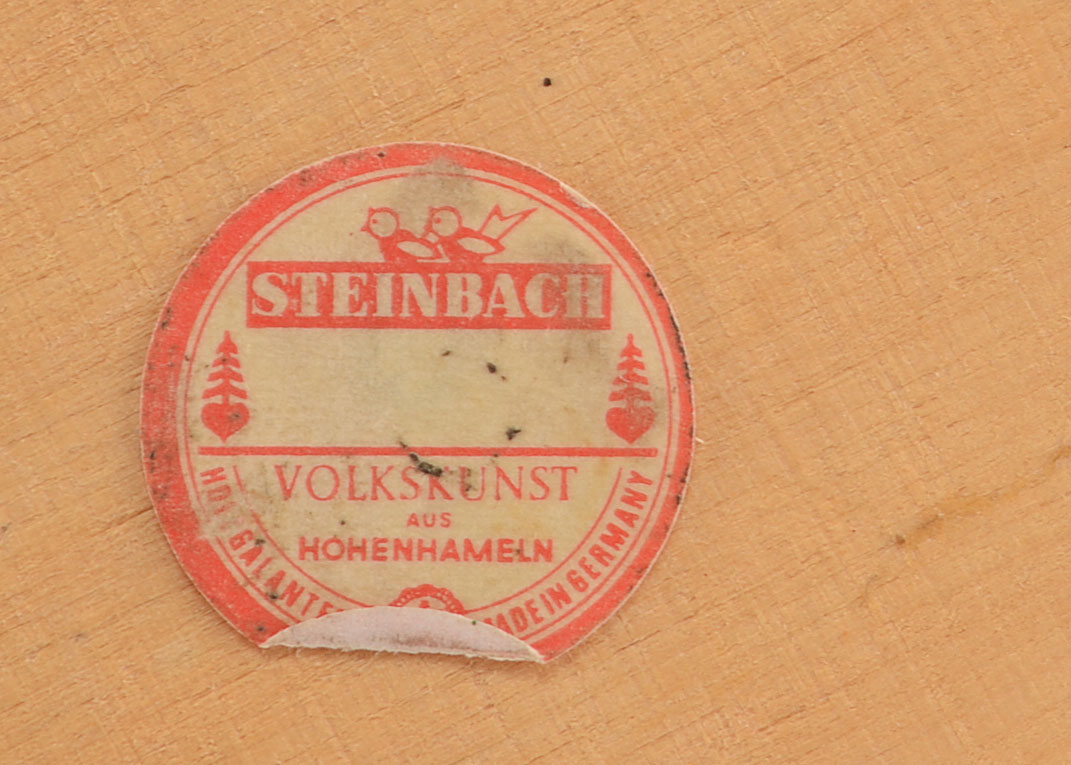 German Steinbach Wooden Musical Smoker Figurine