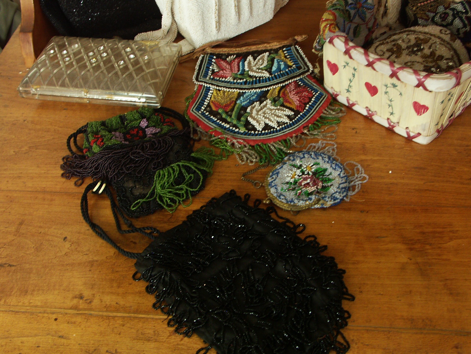 Lot of Vintage Evening Purses - Lucite, 