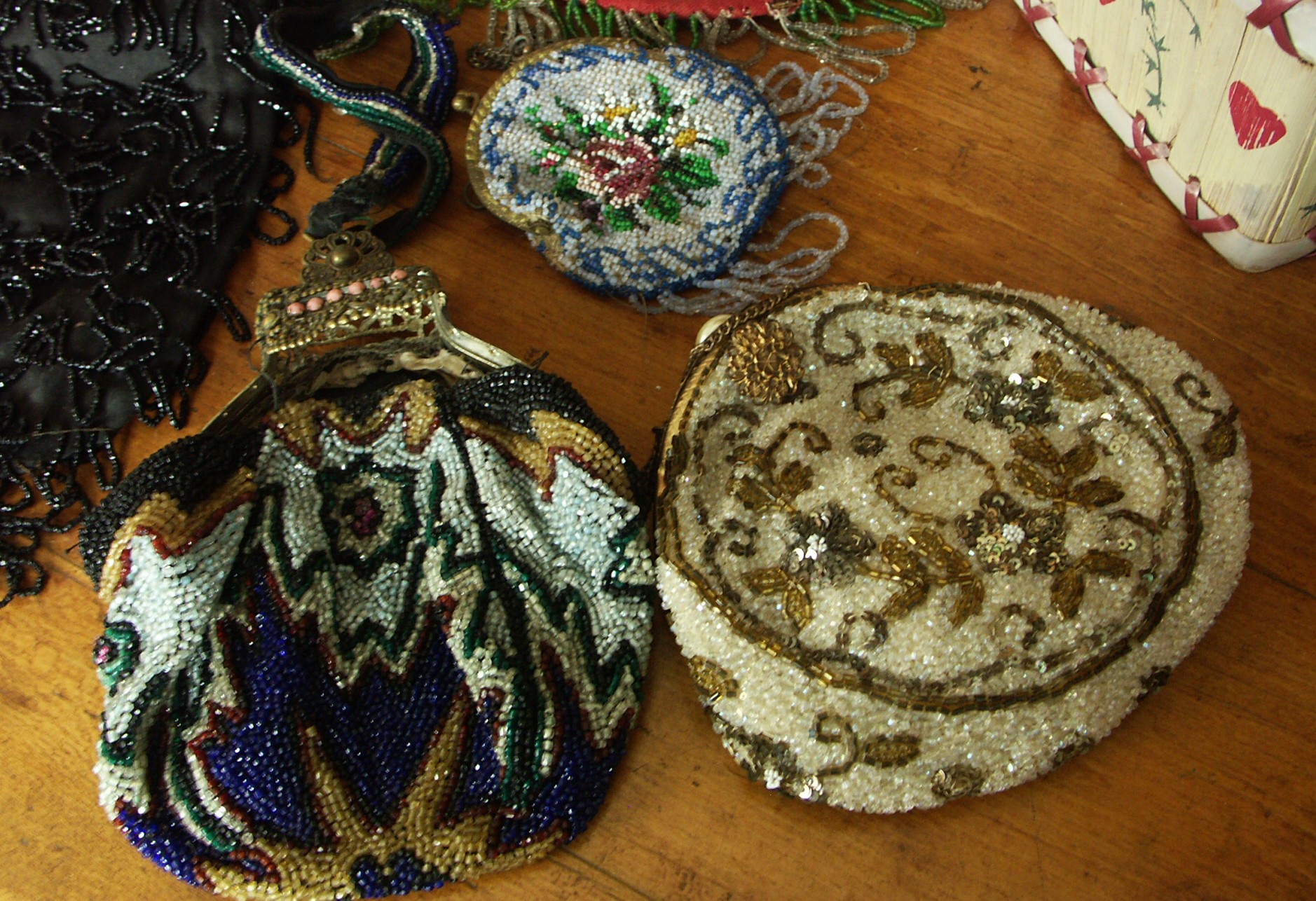 Lot of Vintage Evening Purses - Lucite, 