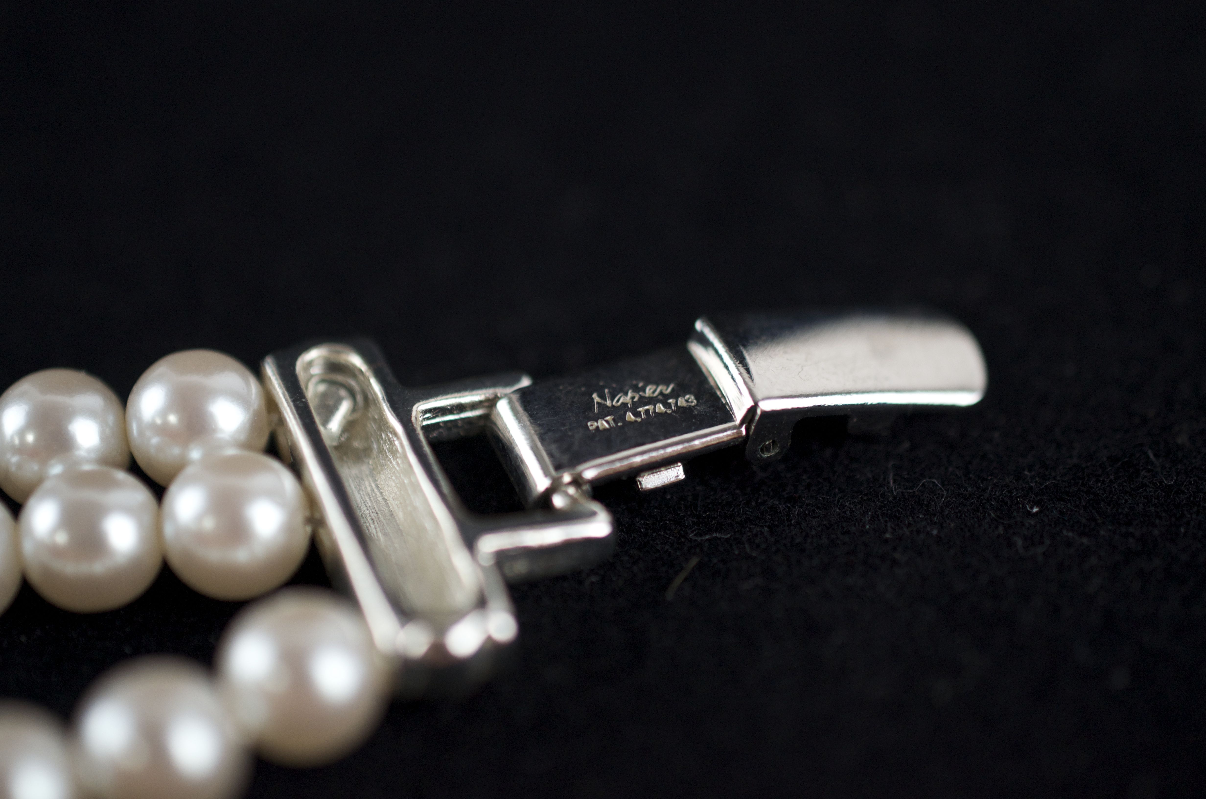 Pearl Choker and Bracelet