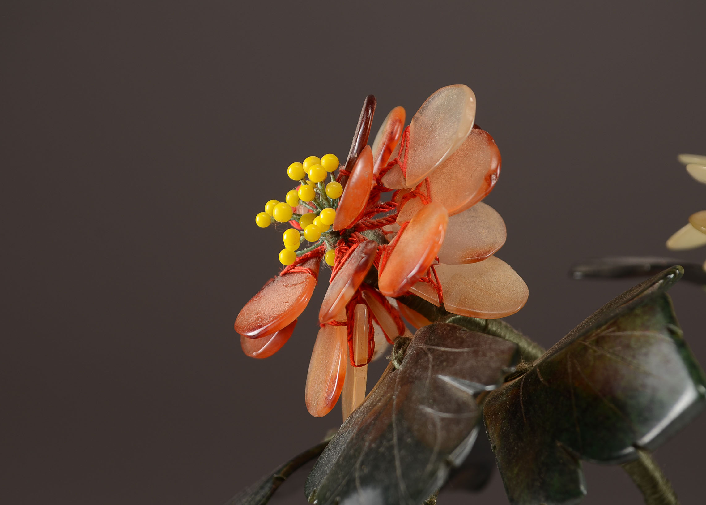 Vintage Chinese Jade Stone Tree