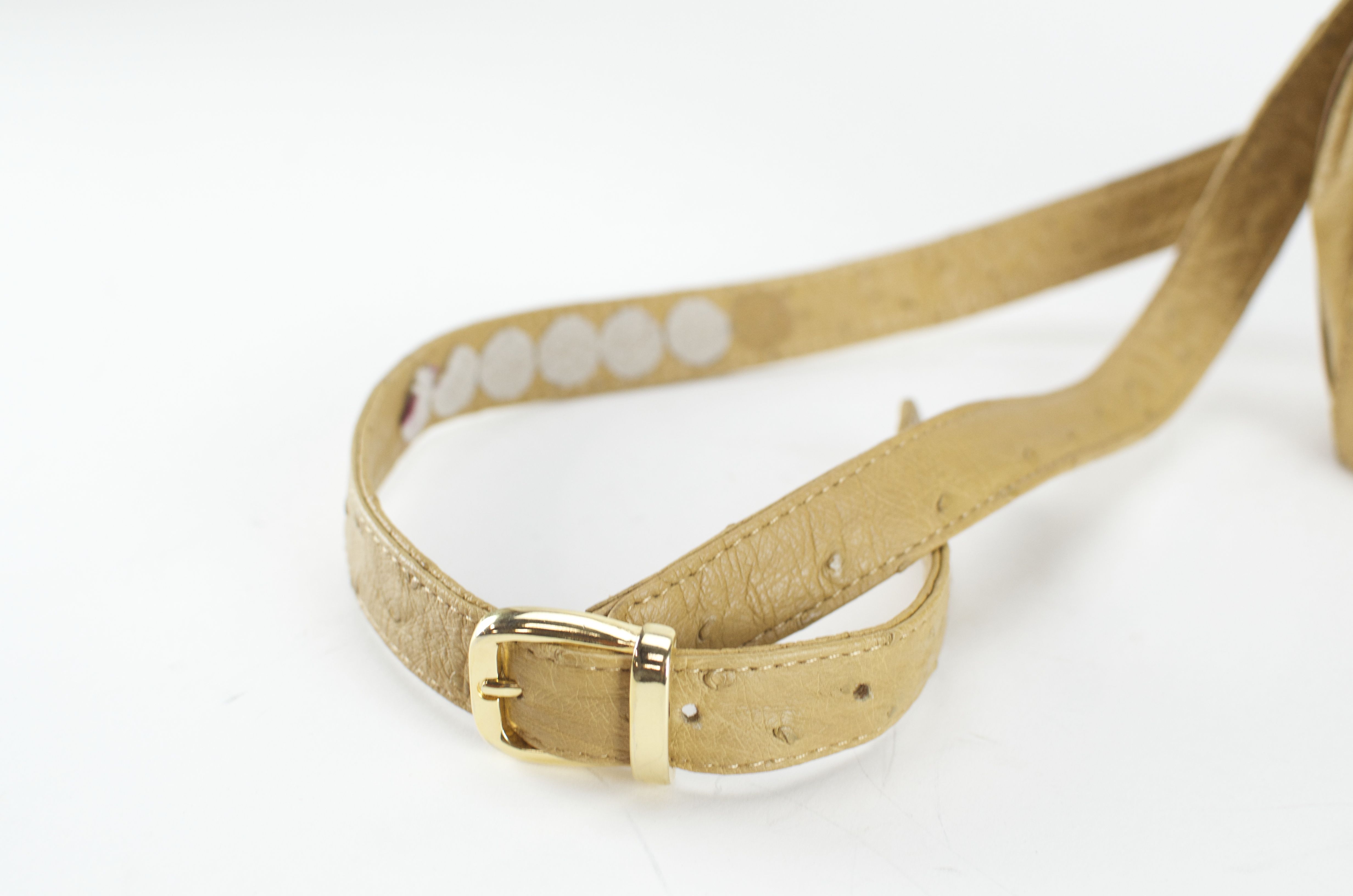 Ostrich Leather Purse