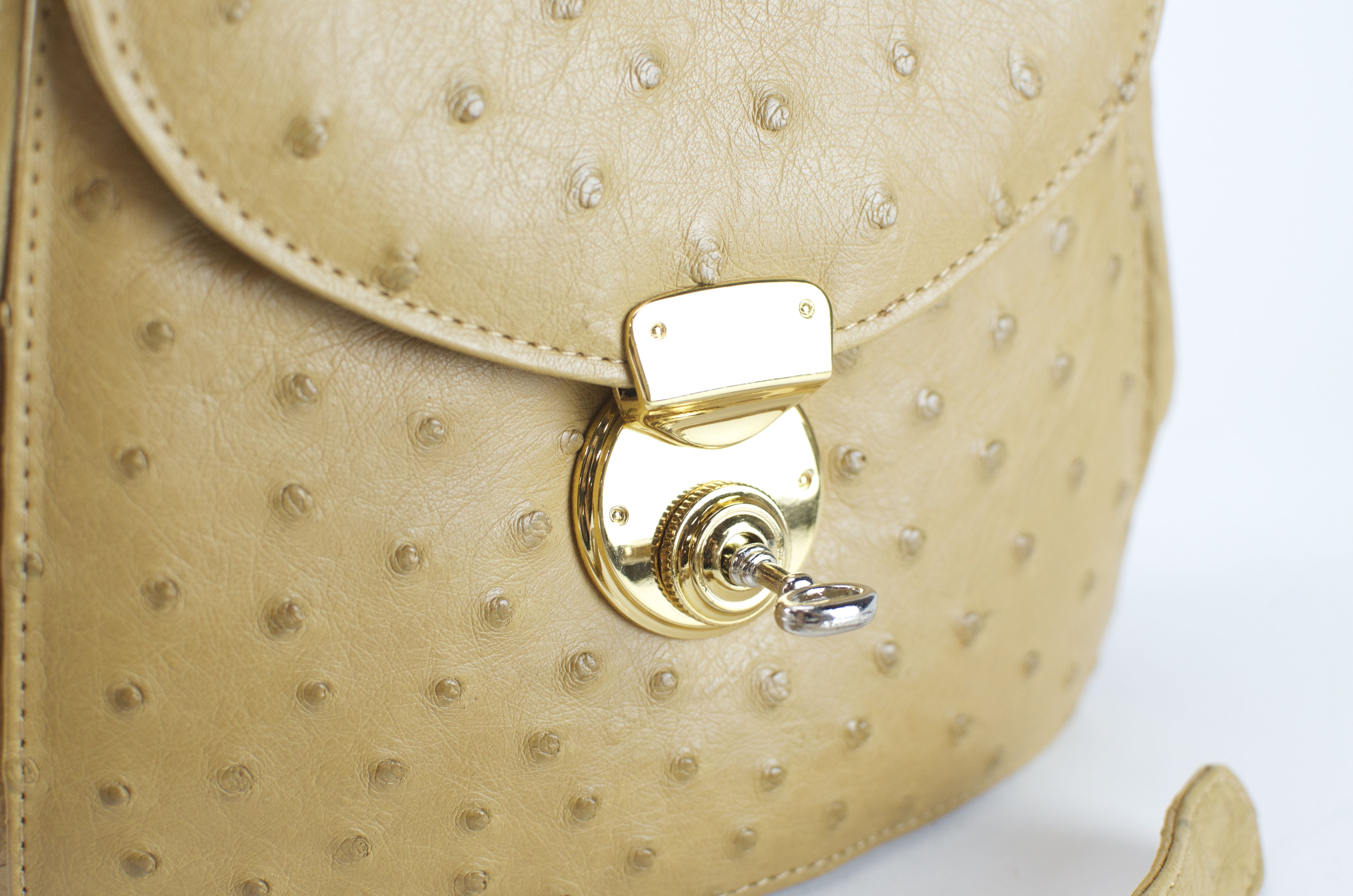 Ostrich Leather Purse