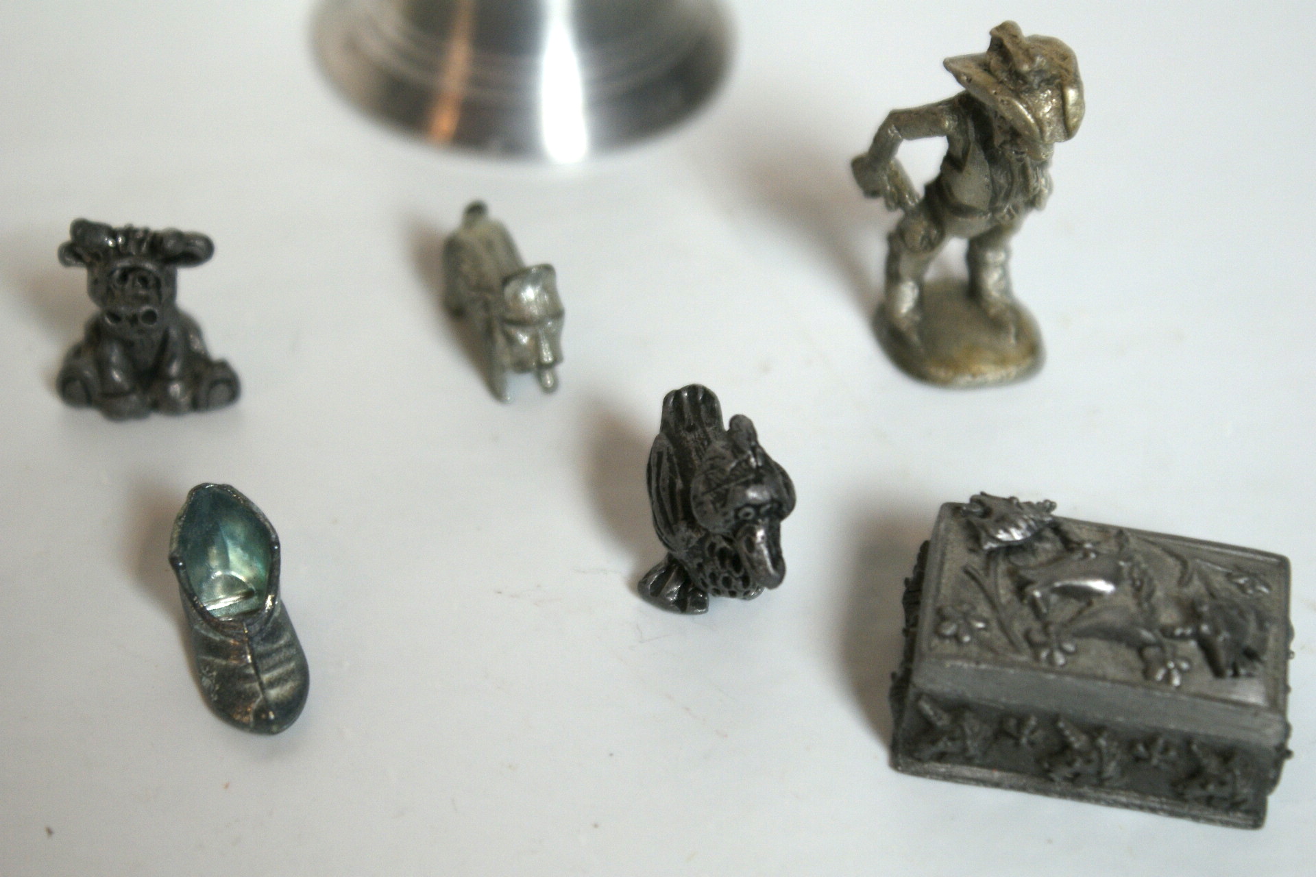 Pewter Miniatures and a Royal Holland Pewter Spoon