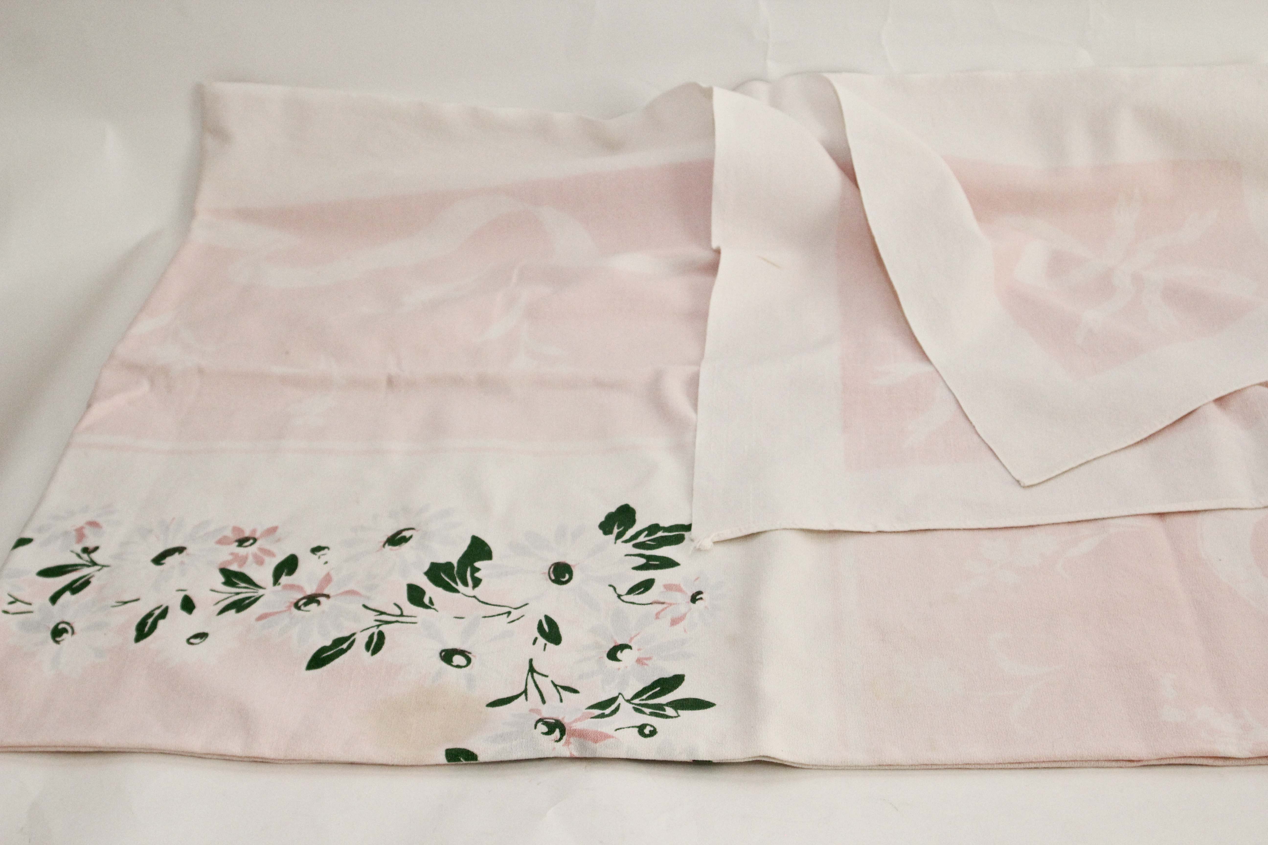 Vintage and Modern Mix of Tablecloths and Dinner Napkins