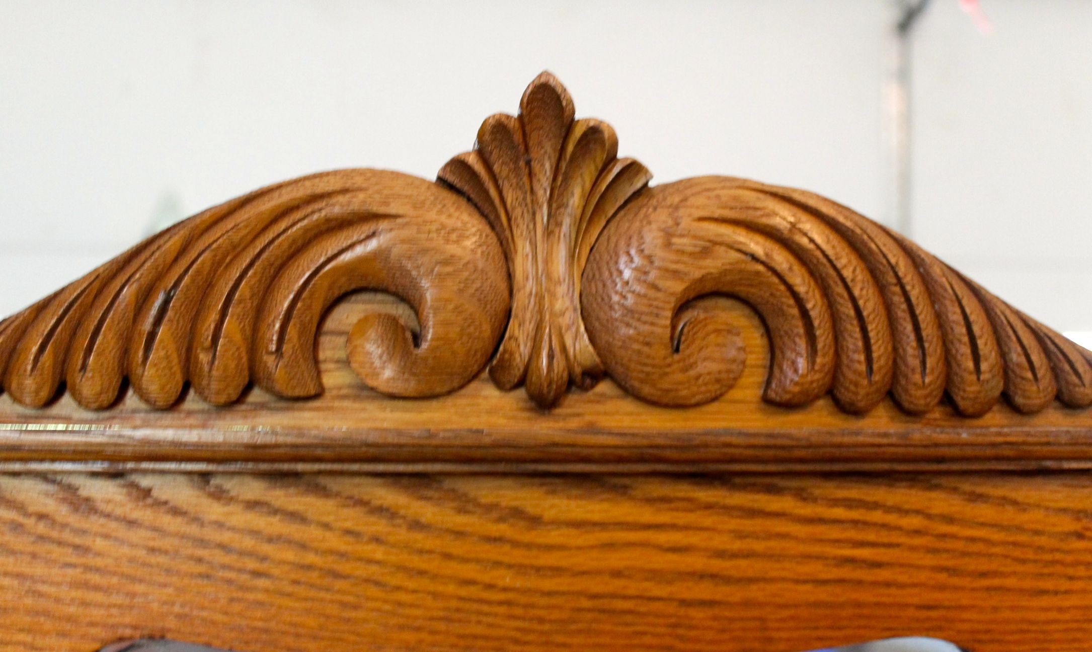 Antique Oak Letter Desk 