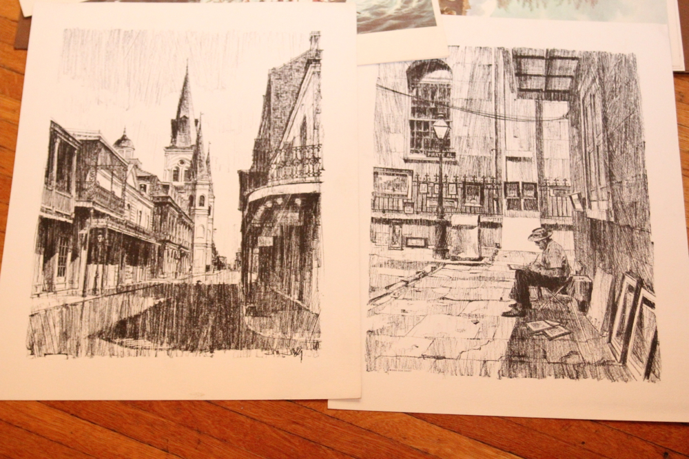 Sketches, Prints, and Ready to Frame Art