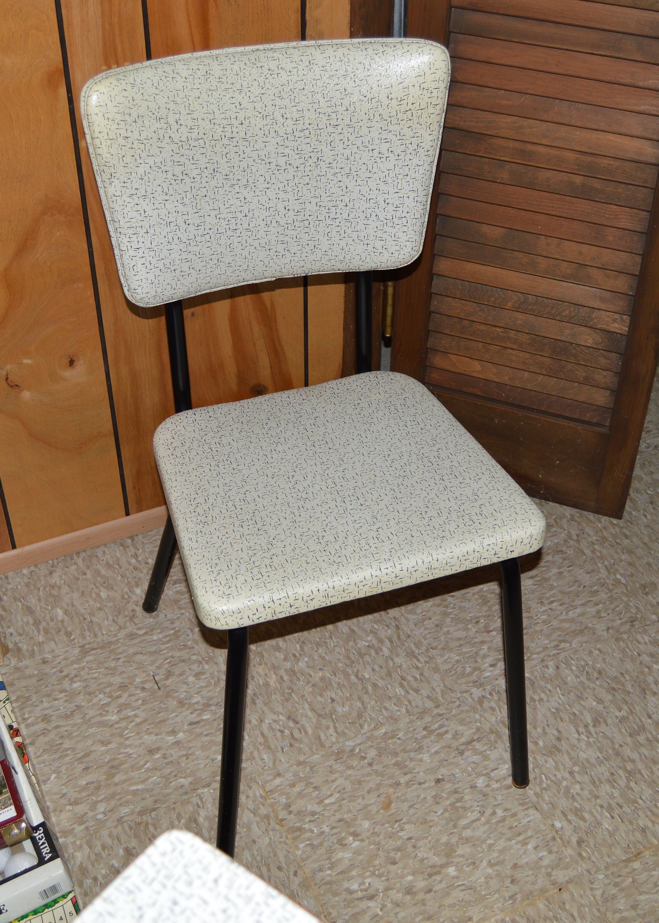 Laminate Table and Vinyl Chair
