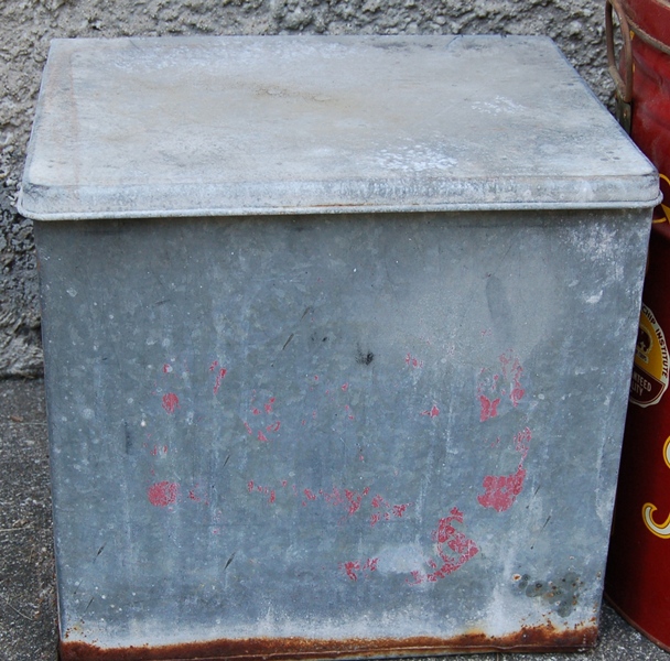 Three Vintage Metal Containers