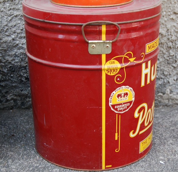 Three Vintage Metal Containers