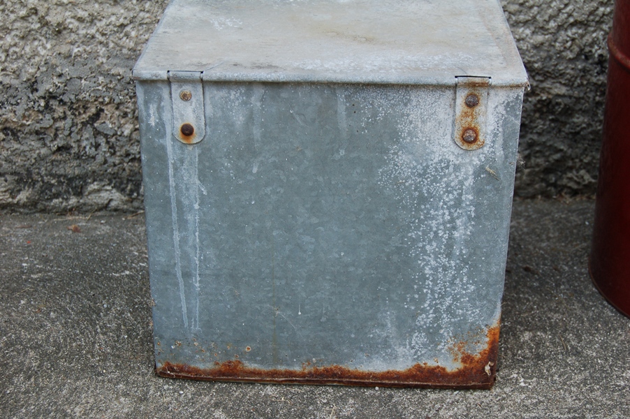 Three Vintage Metal Containers
