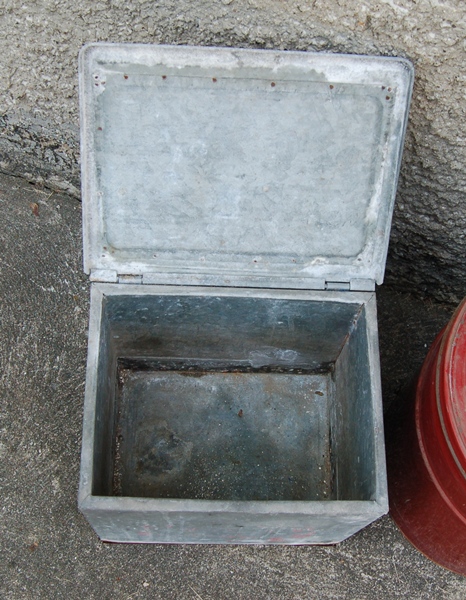 Three Vintage Metal Containers