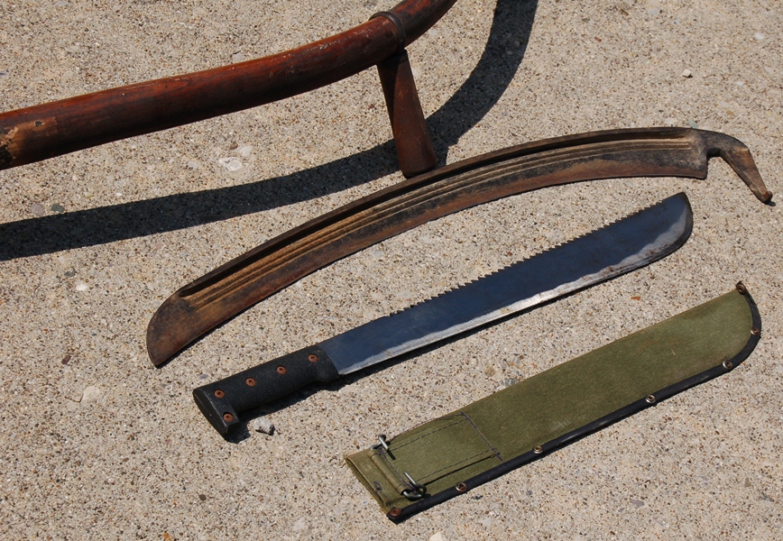 Vintage Scythe and Machete