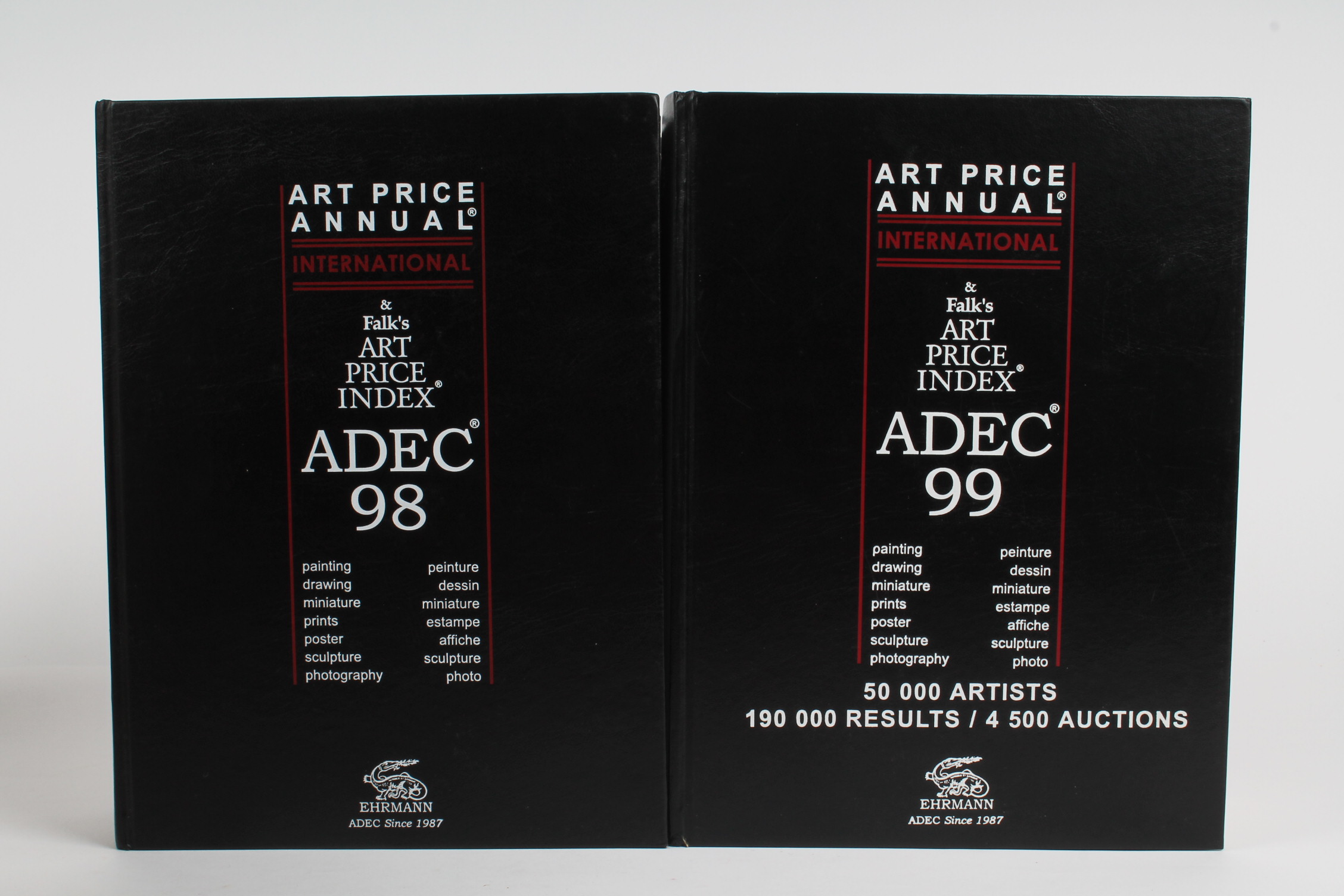 Ten Book Lot Concerning Price Indexes and Private Collections