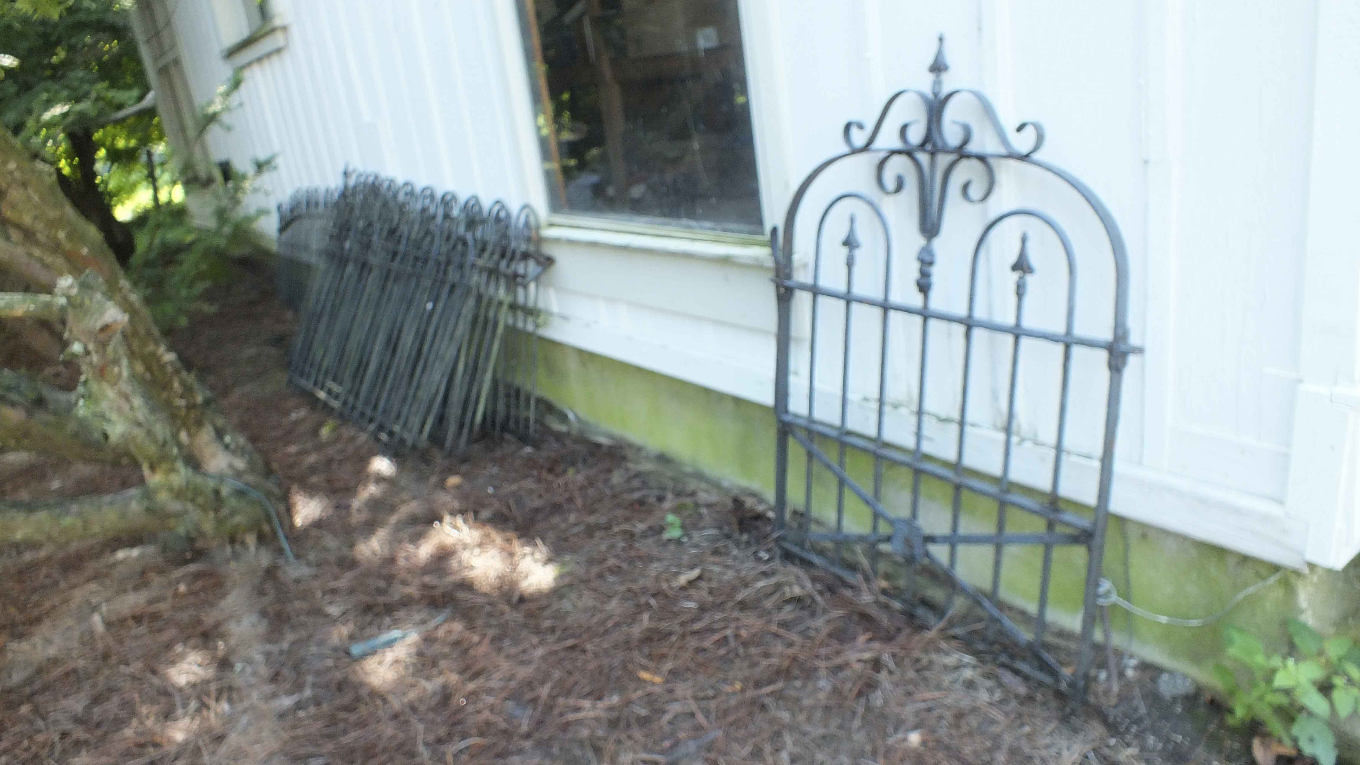 Older Stewart Iron Works Gate and Fence Sections