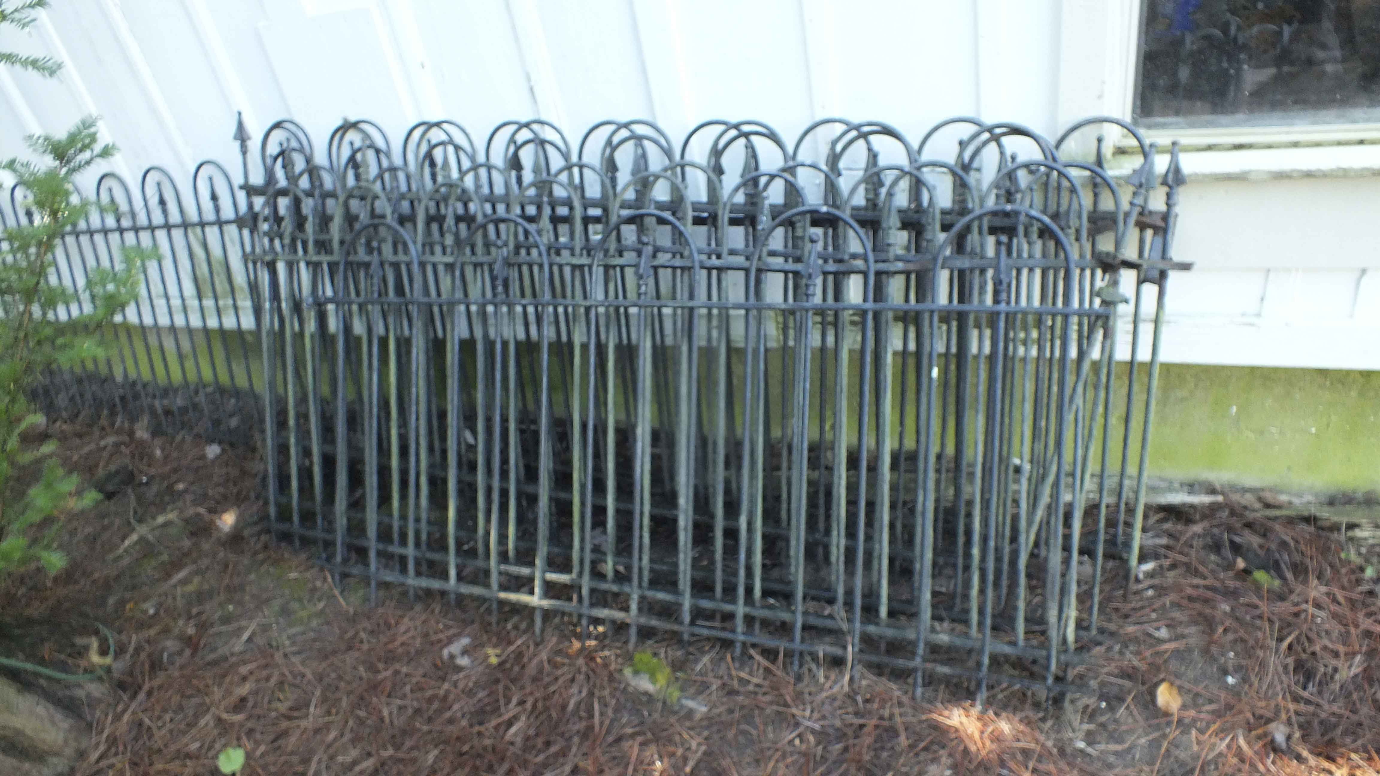 Older Stewart Iron Works Gate and Fence Sections