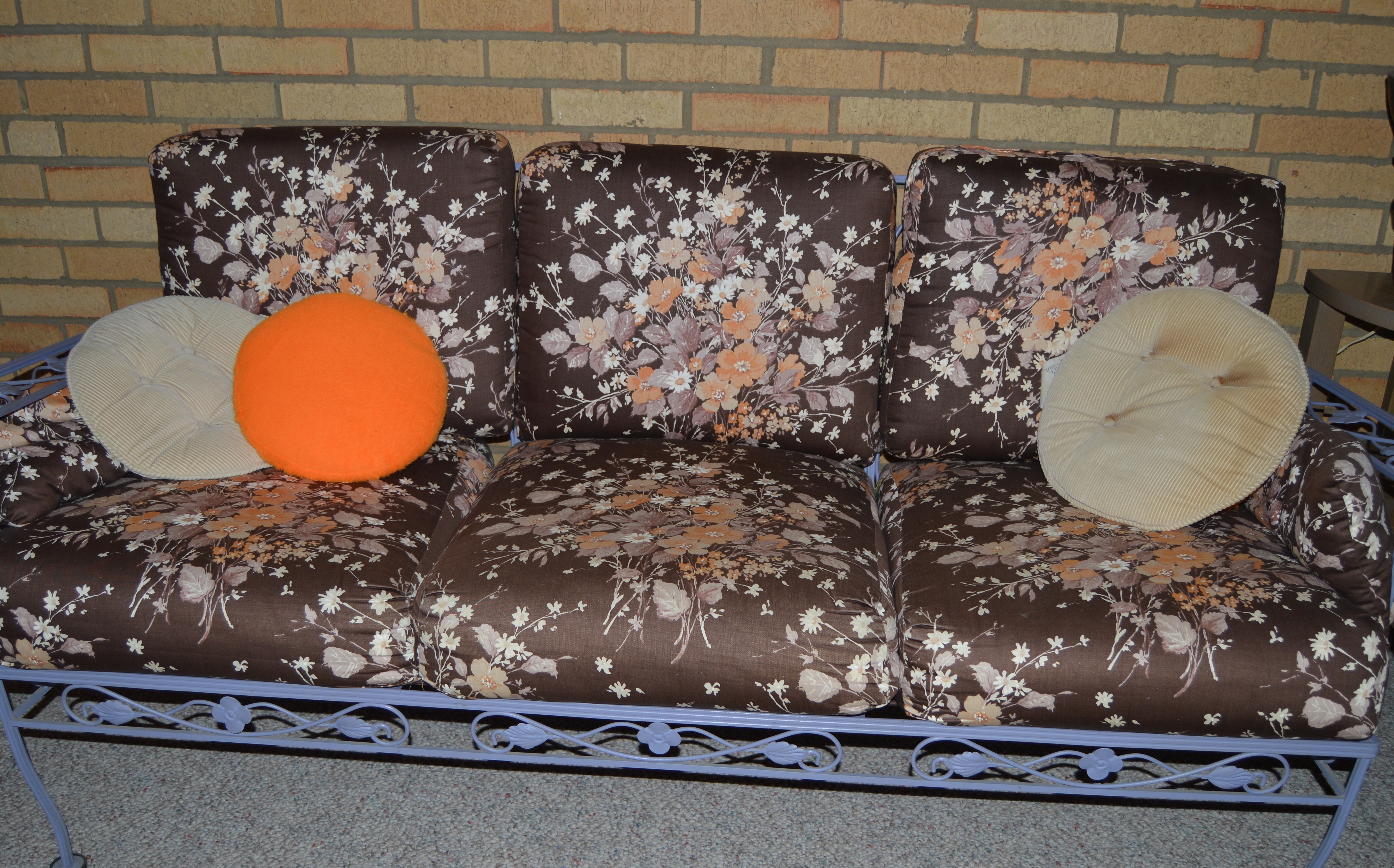 Vintage Wrought Iron Patio Set