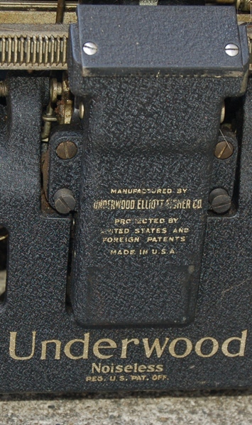 Underwood Noiseless Typewriter