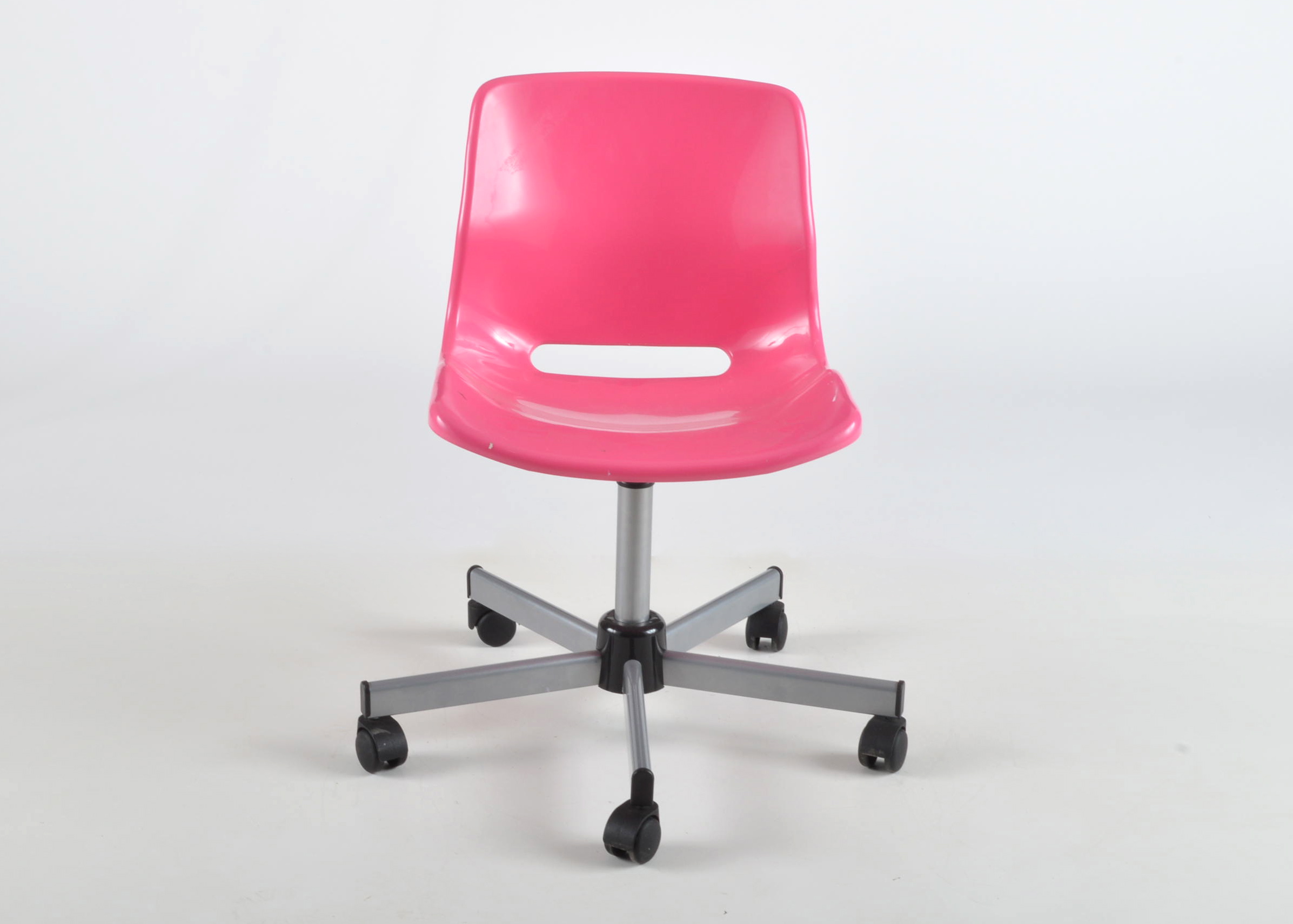 Ikea Pink Plastic Office Chair