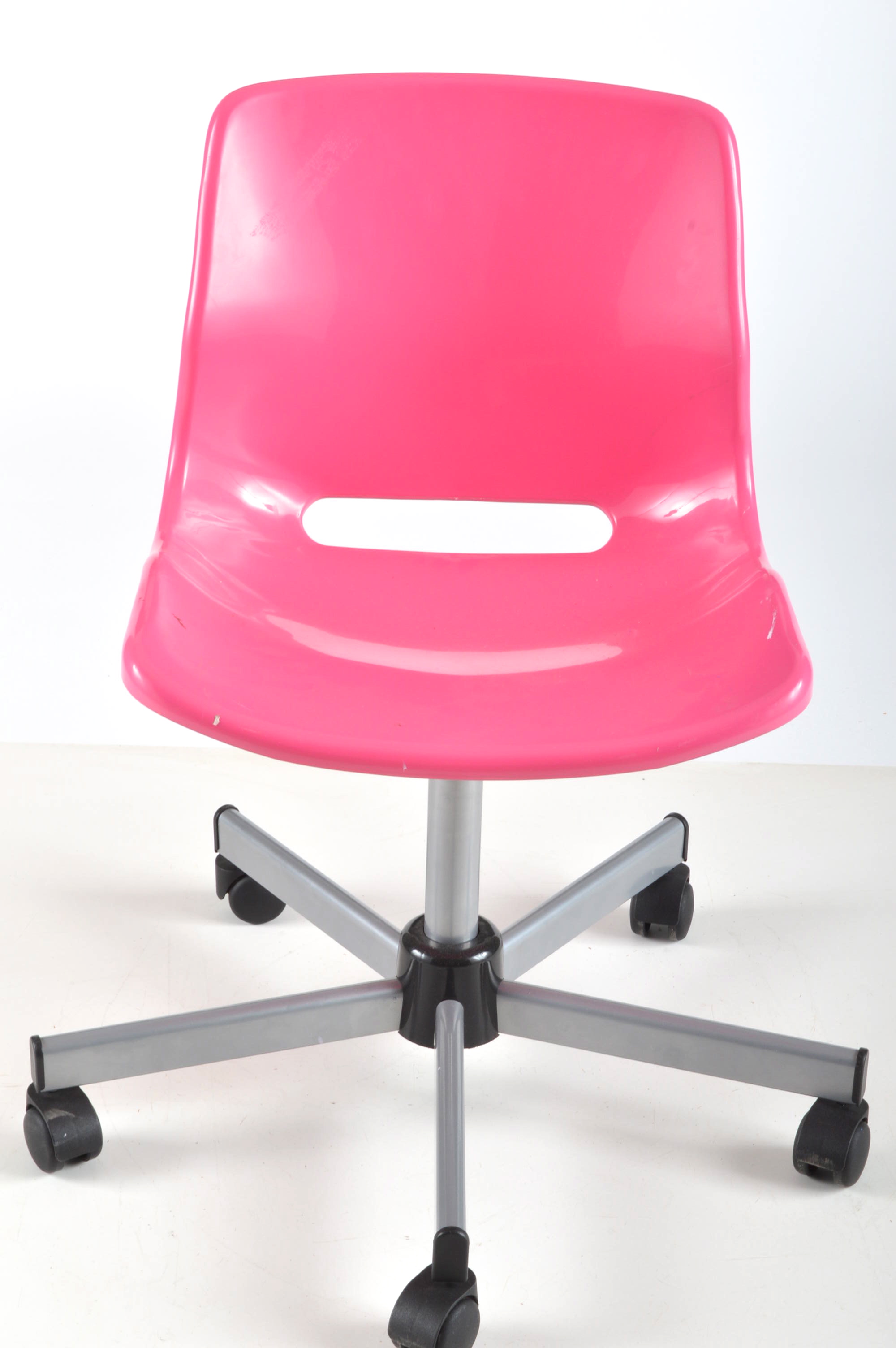 Ikea Pink Plastic Office Chair