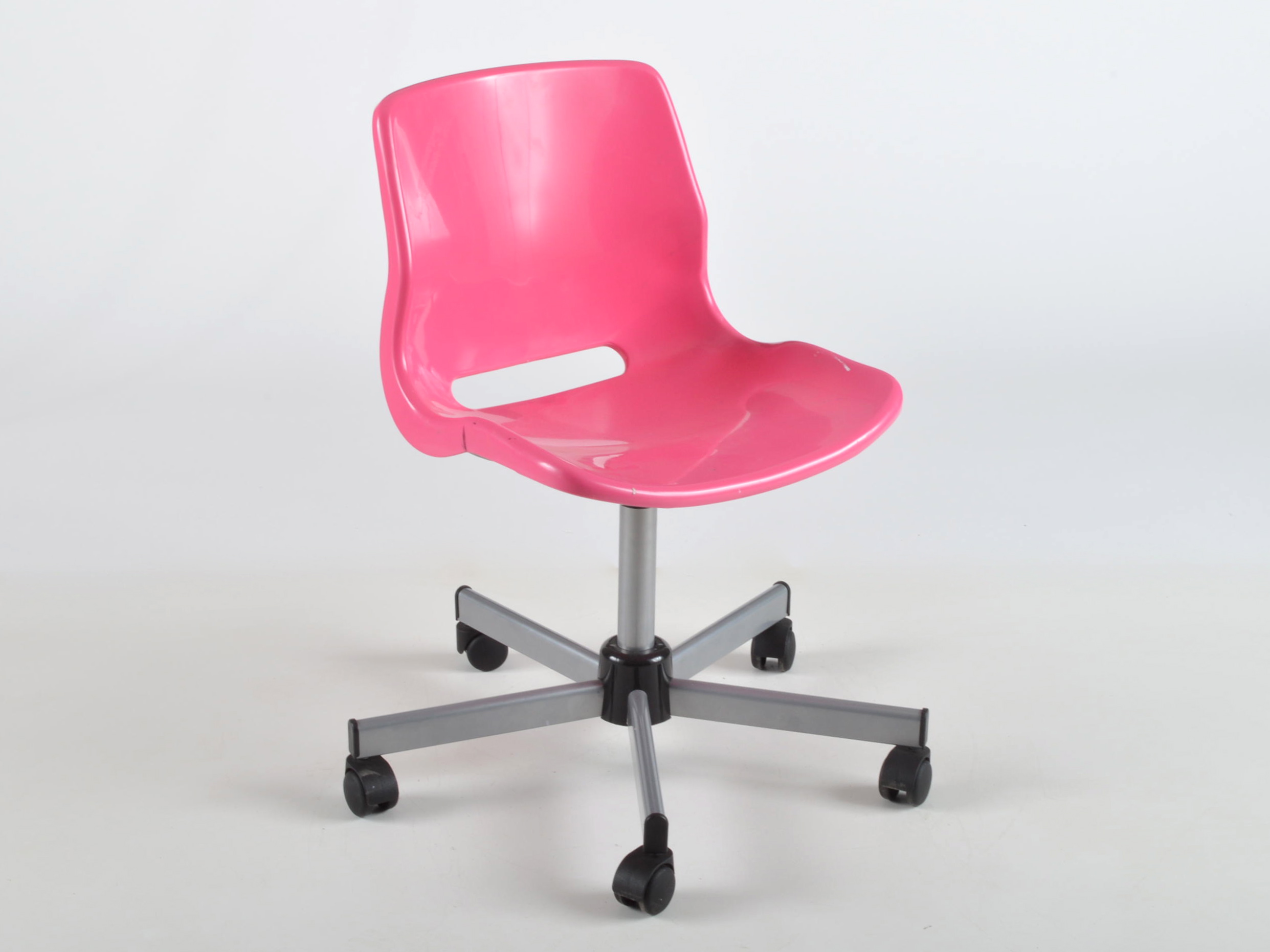 Ikea Pink Plastic Office Chair
