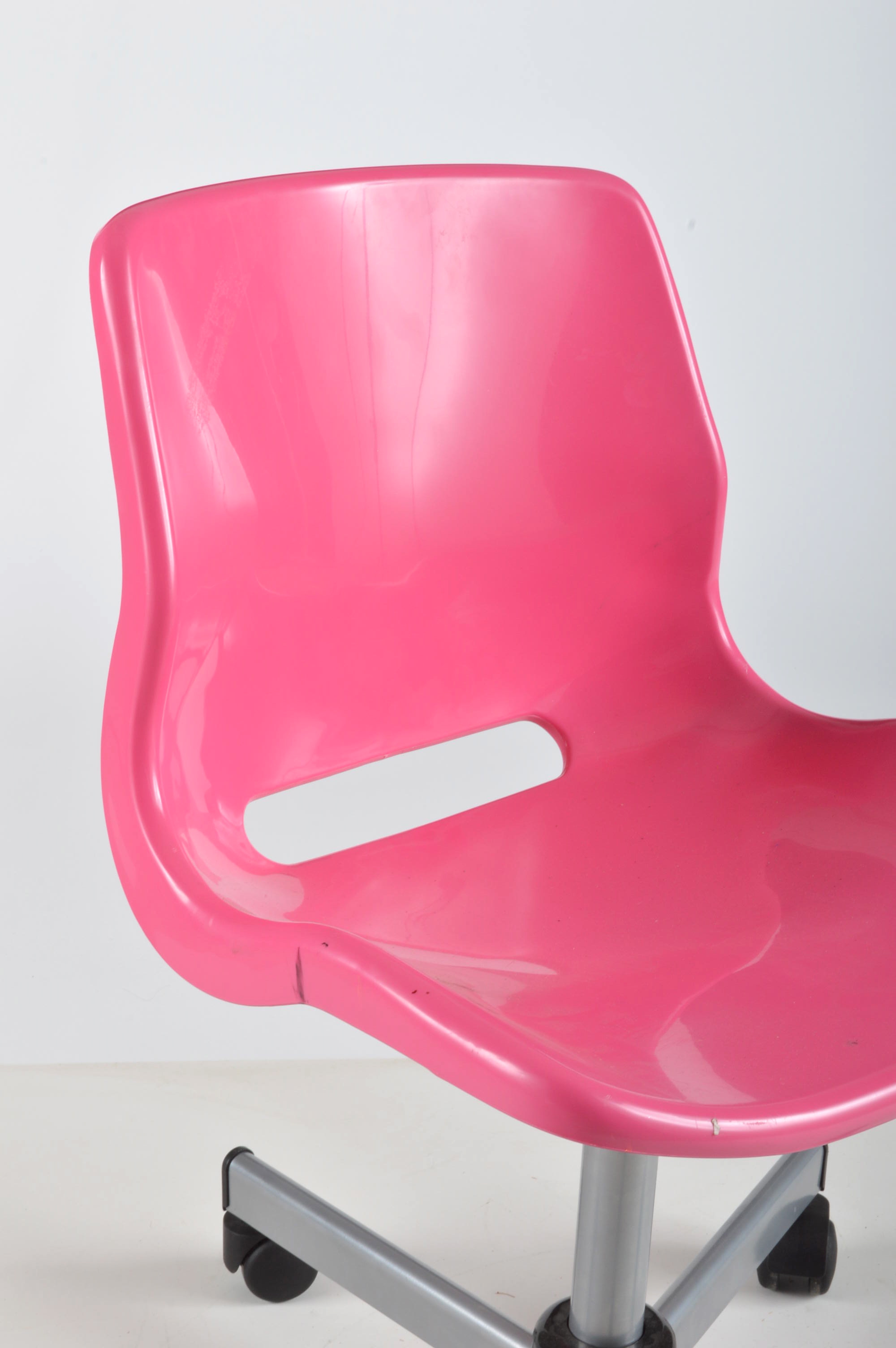 Ikea Pink Plastic Office Chair